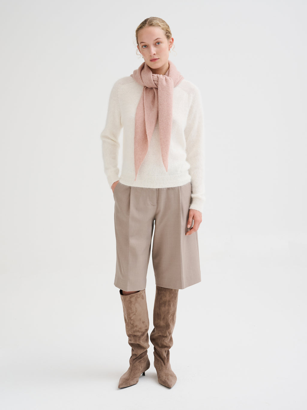 Cashmere and silk bandana