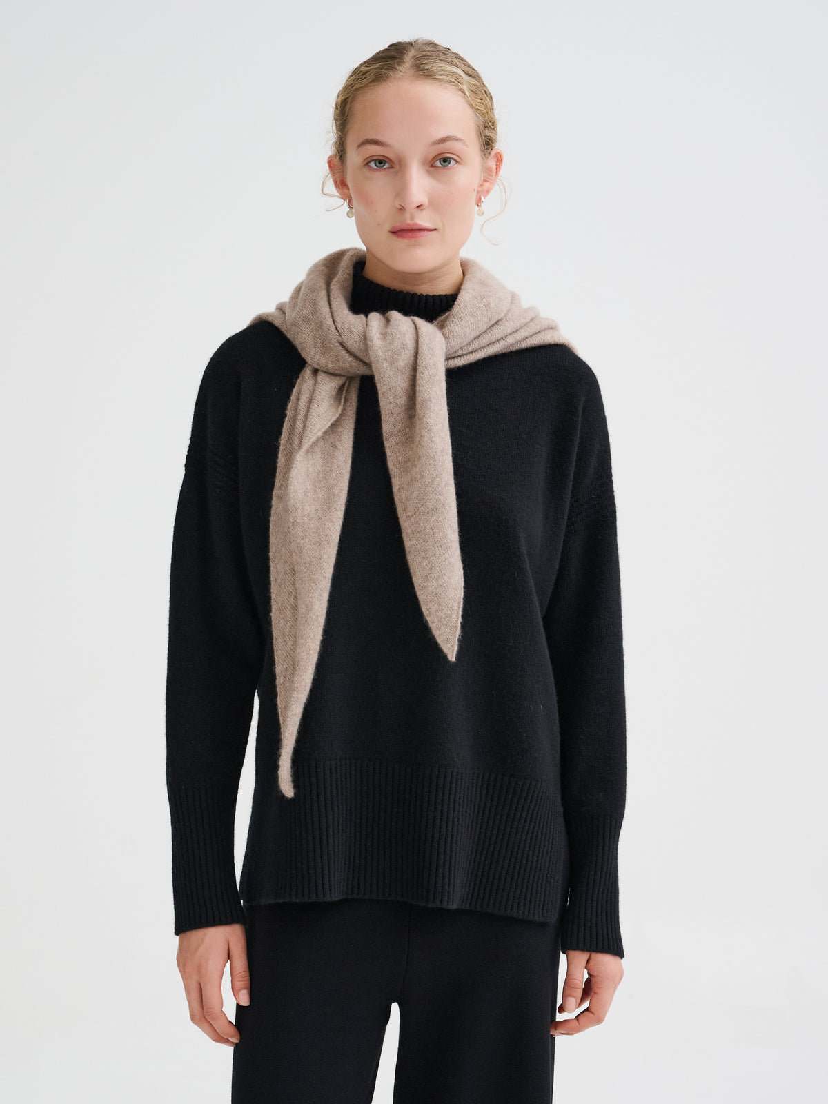 Cashmere and silk bandana