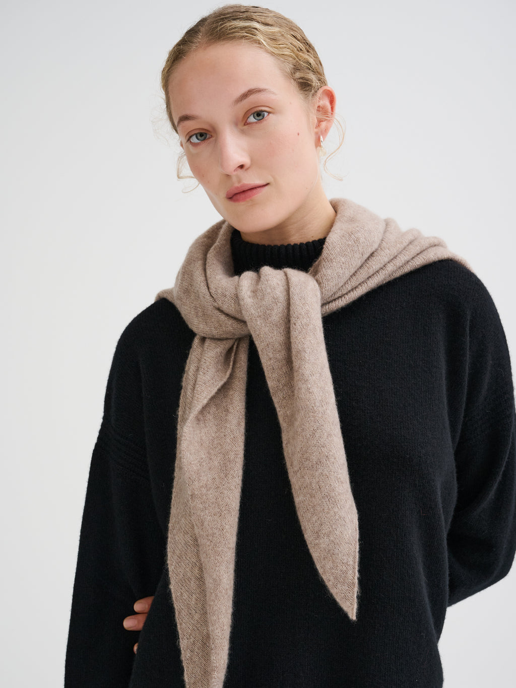 Cashmere and silk bandana