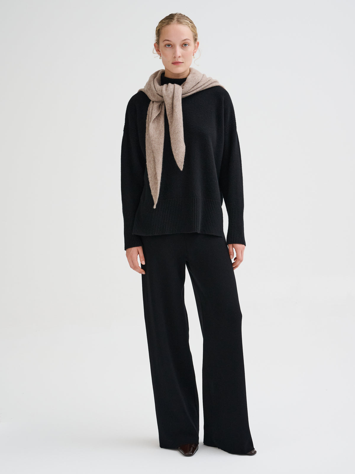 Cashmere and silk bandana