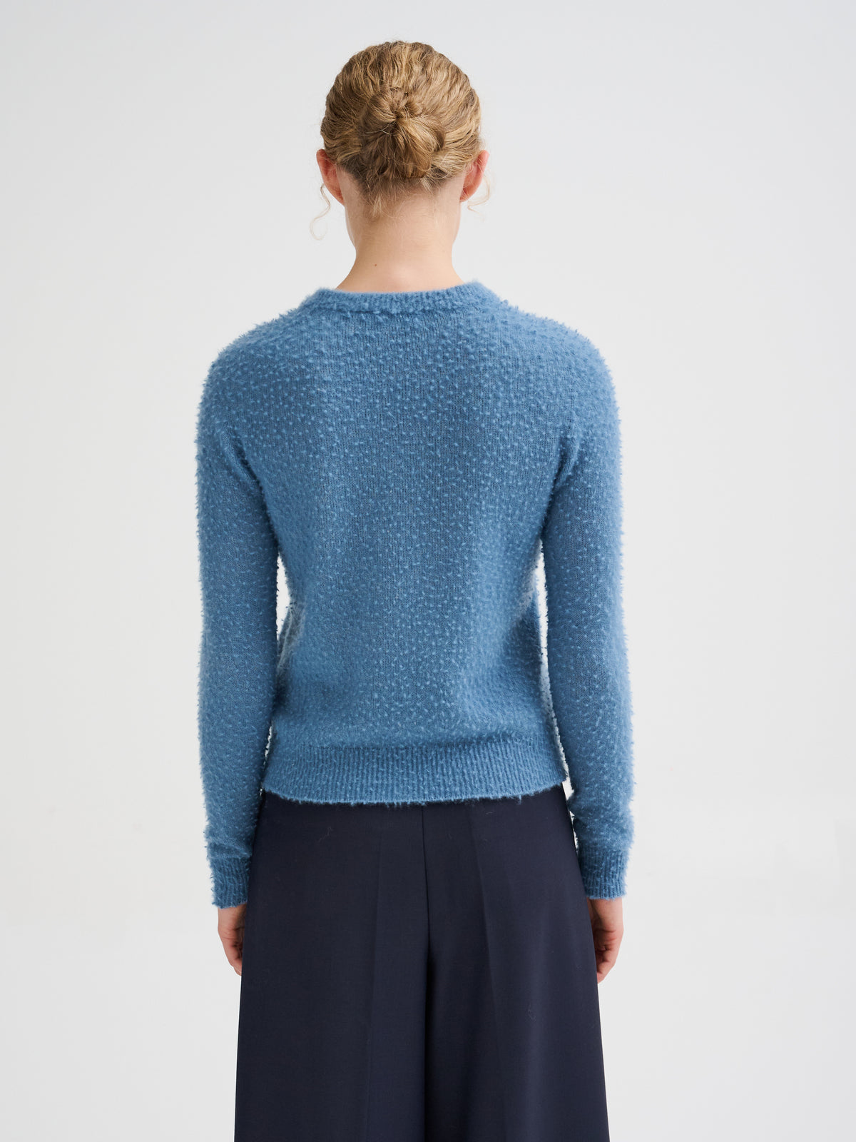 Cashmere and silk Casentino-effect V-neck sweater