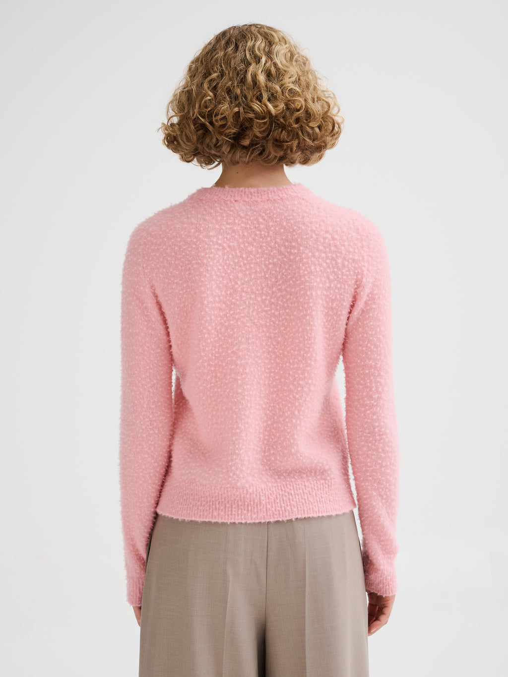 Cashmere and silk Casentino-effect V-neck sweater