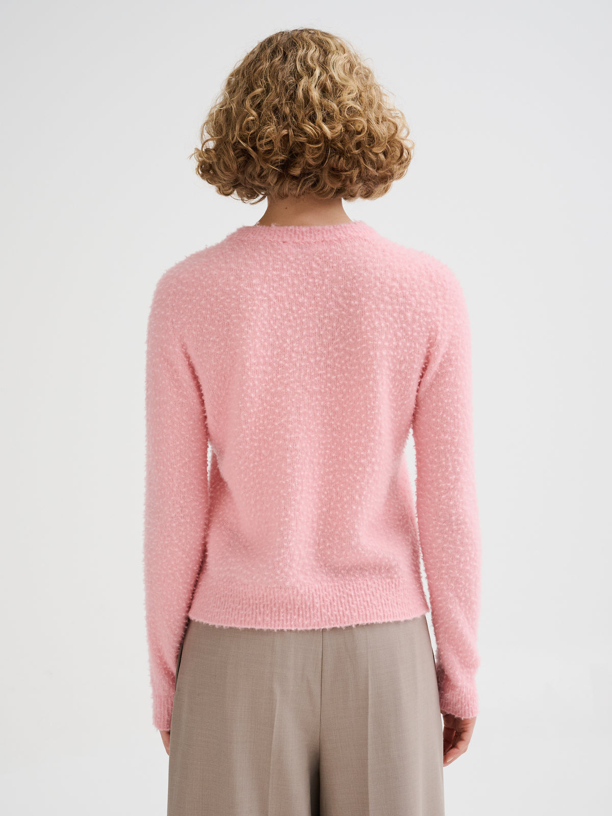 Cashmere and silk Casentino-effect V-neck sweater