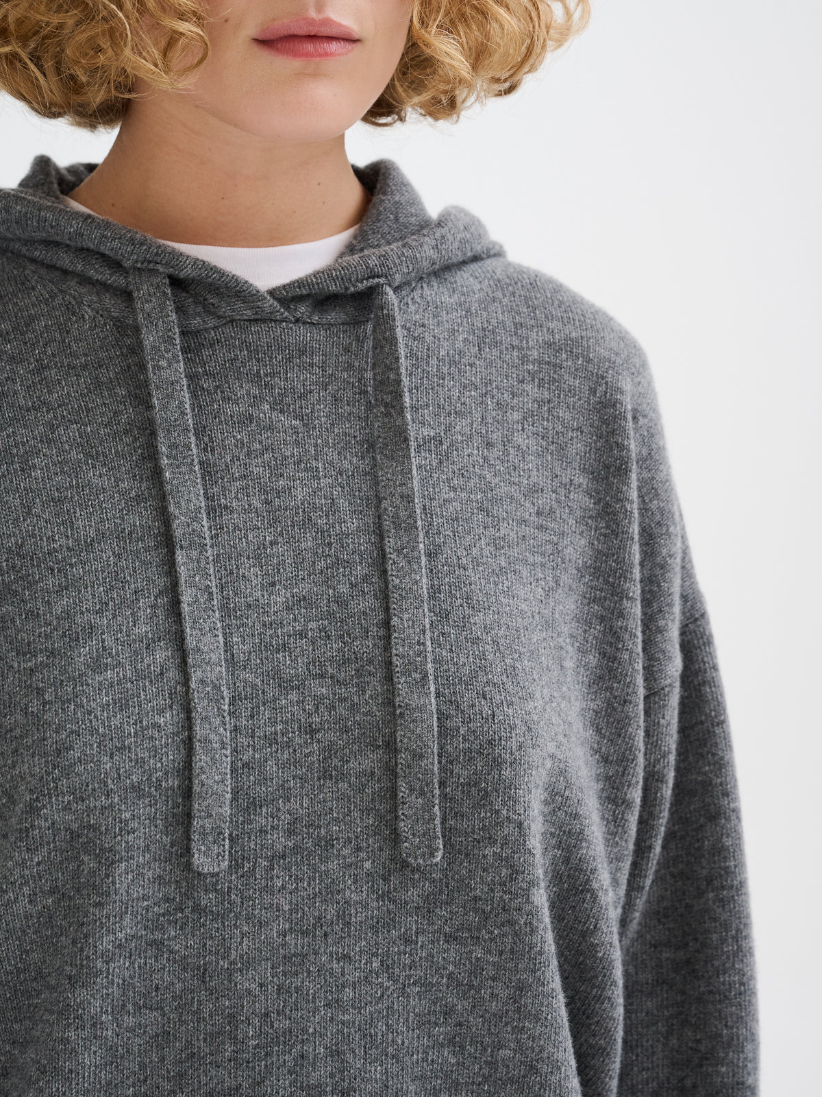 Merino wool hooded sweater