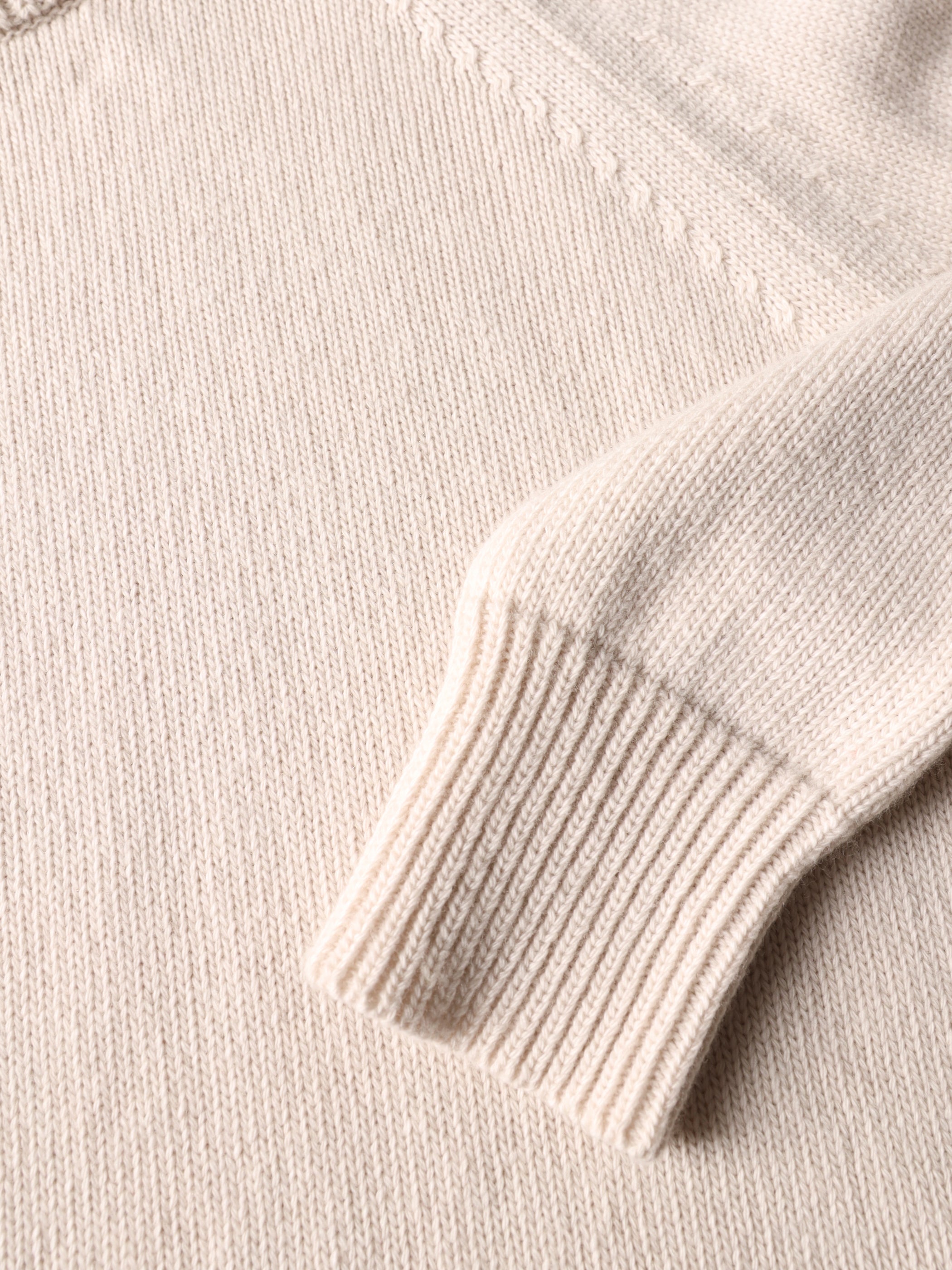 Oversized merino wool funnel-neck sweater