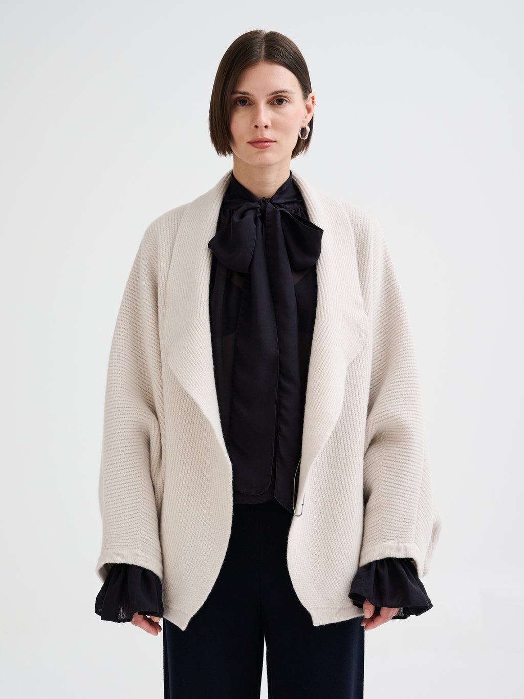 Merino wool cape