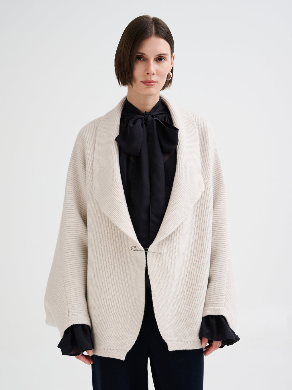 Merino wool cape