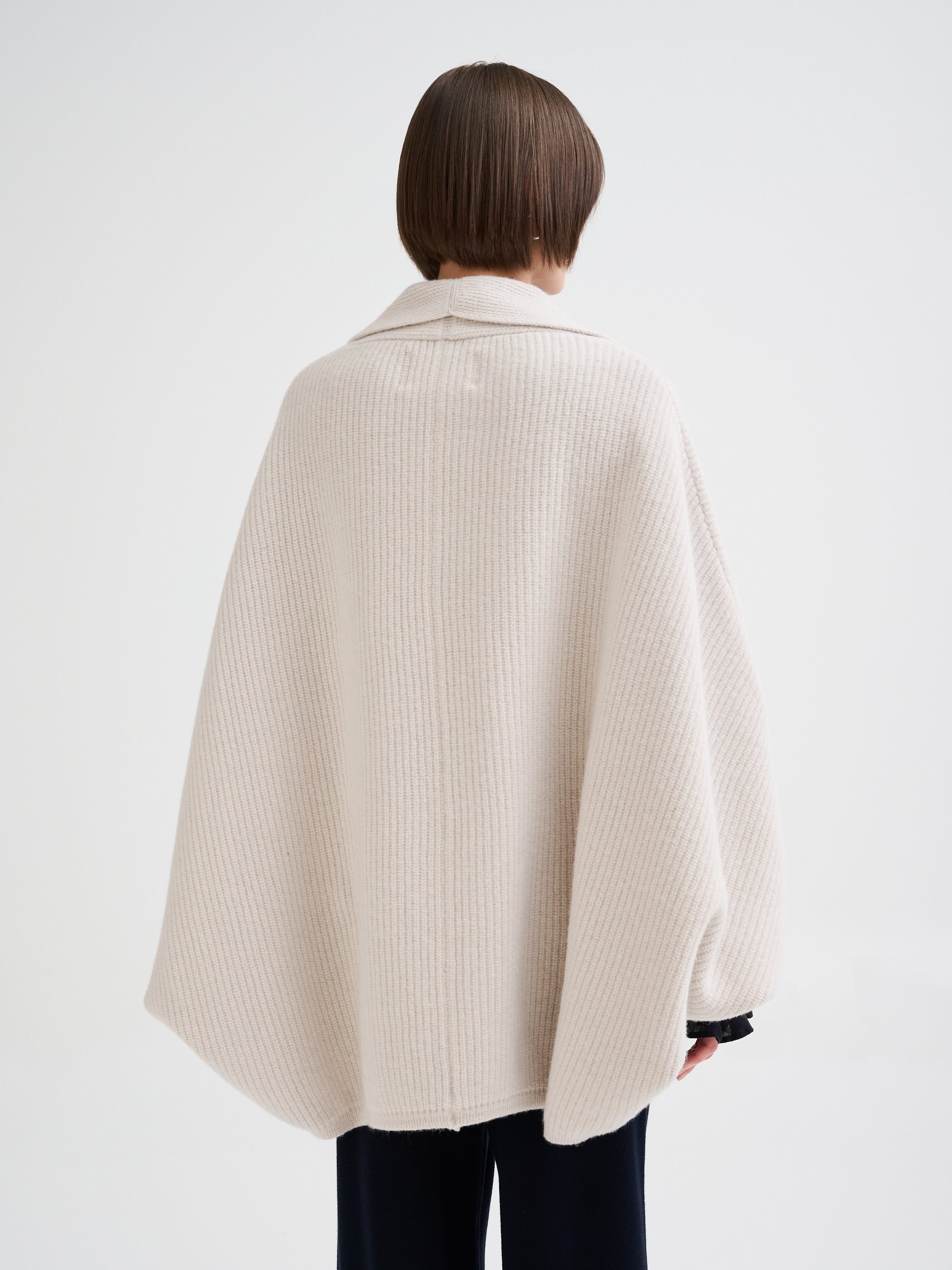 Merino wool cape