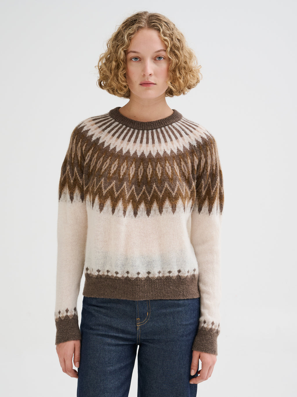 Nordic jacquard sweater