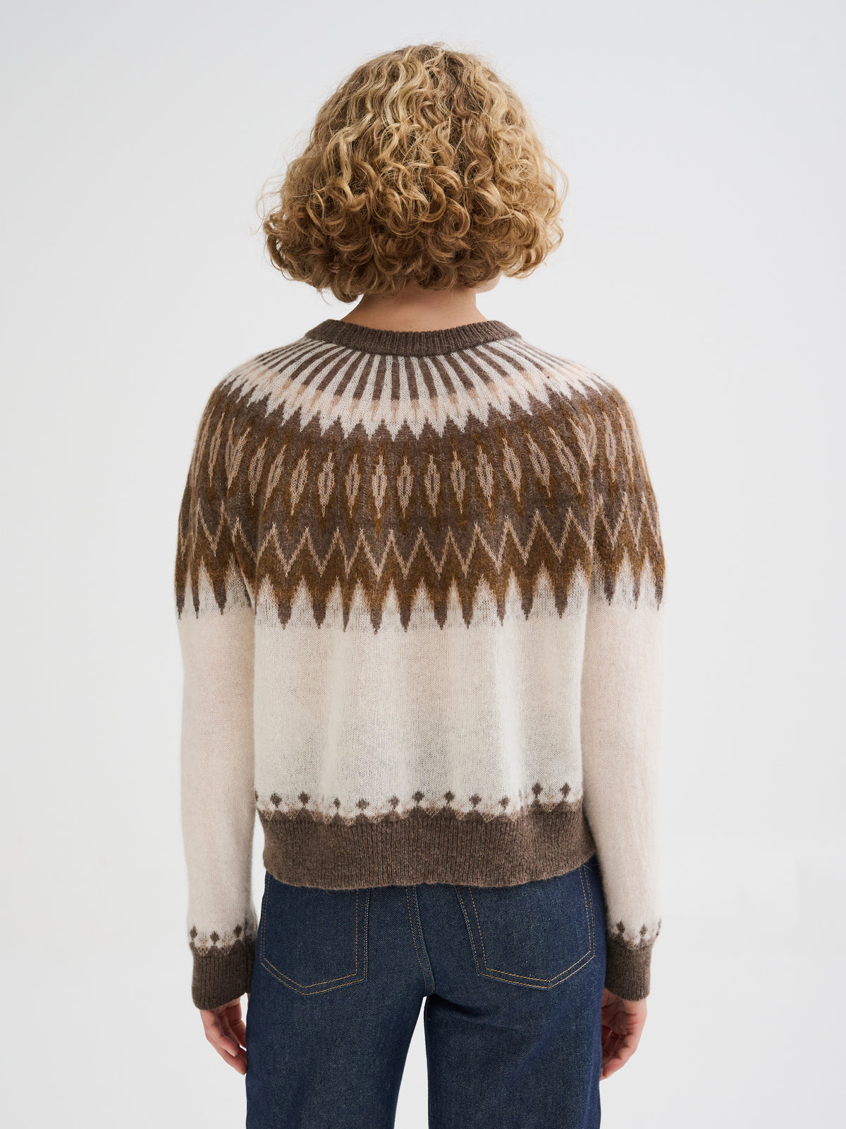 Nordic jacquard sweater