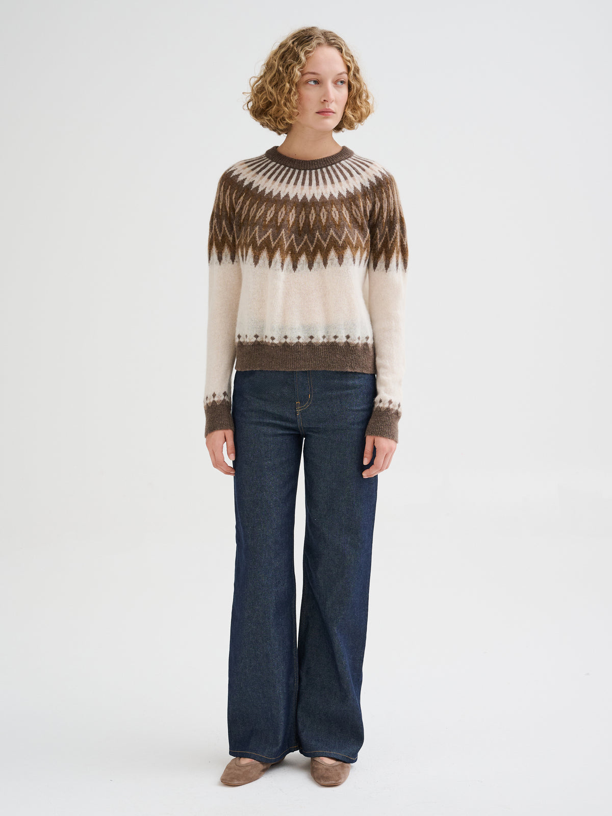 Nordic jacquard sweater
