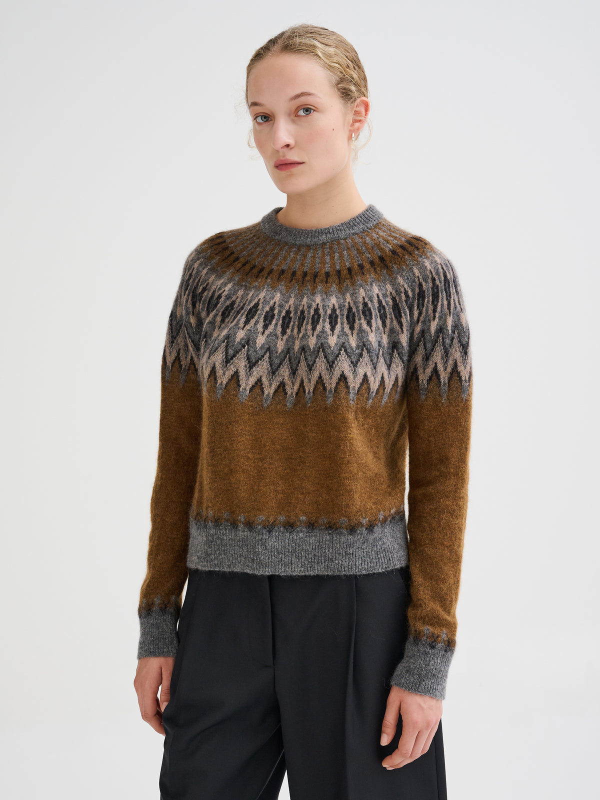 Nordic jacquard sweater