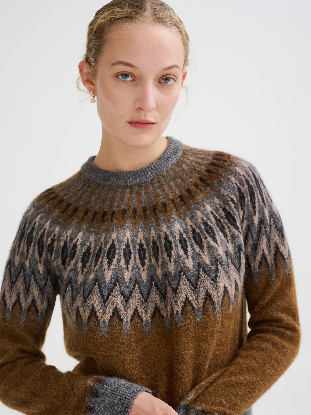 Nordic jacquard sweater