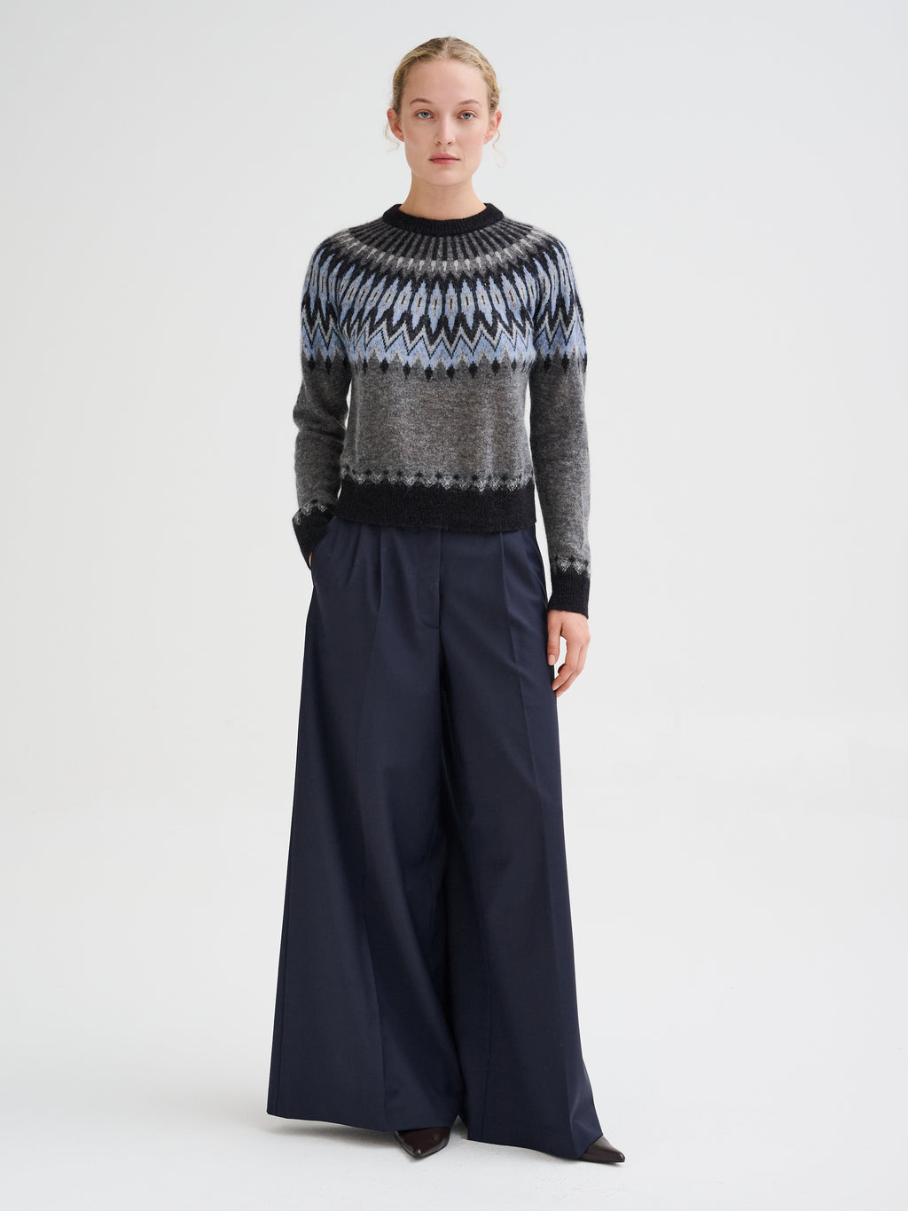 Nordic jacquard sweater