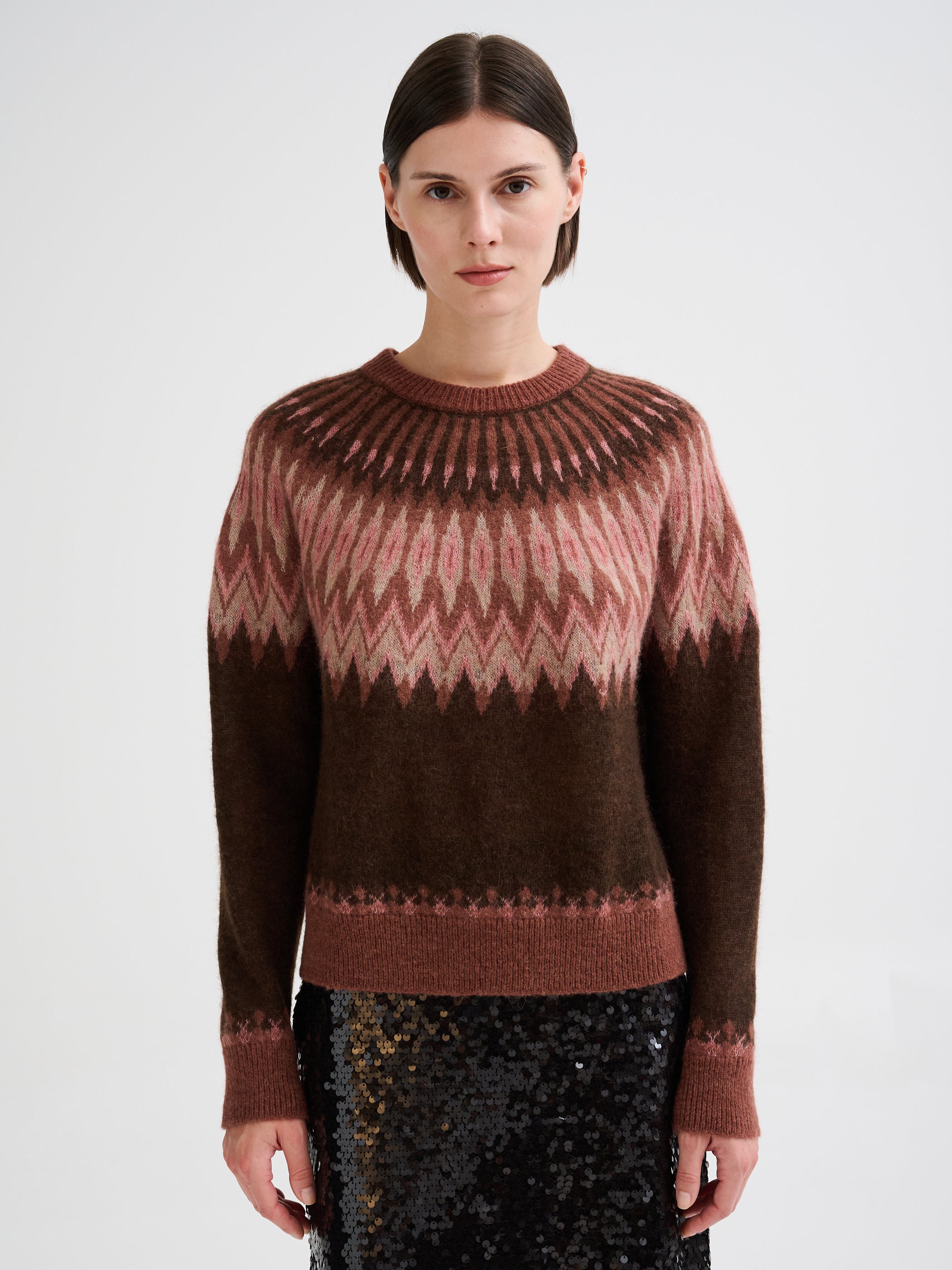 Nordic jacquard sweater
