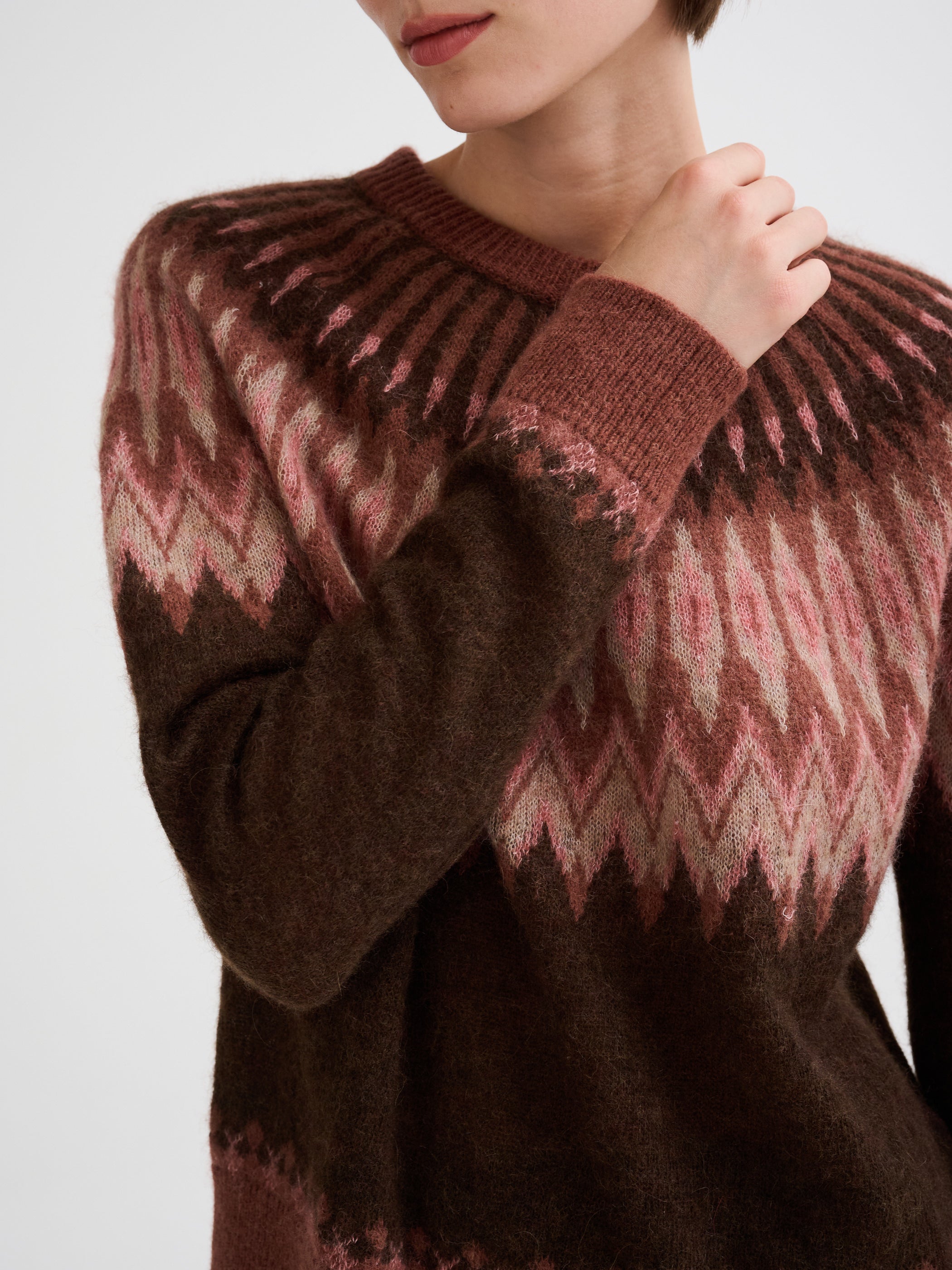 Nordic jacquard sweater