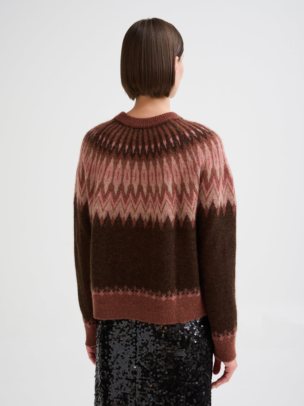 Nordic jacquard sweater