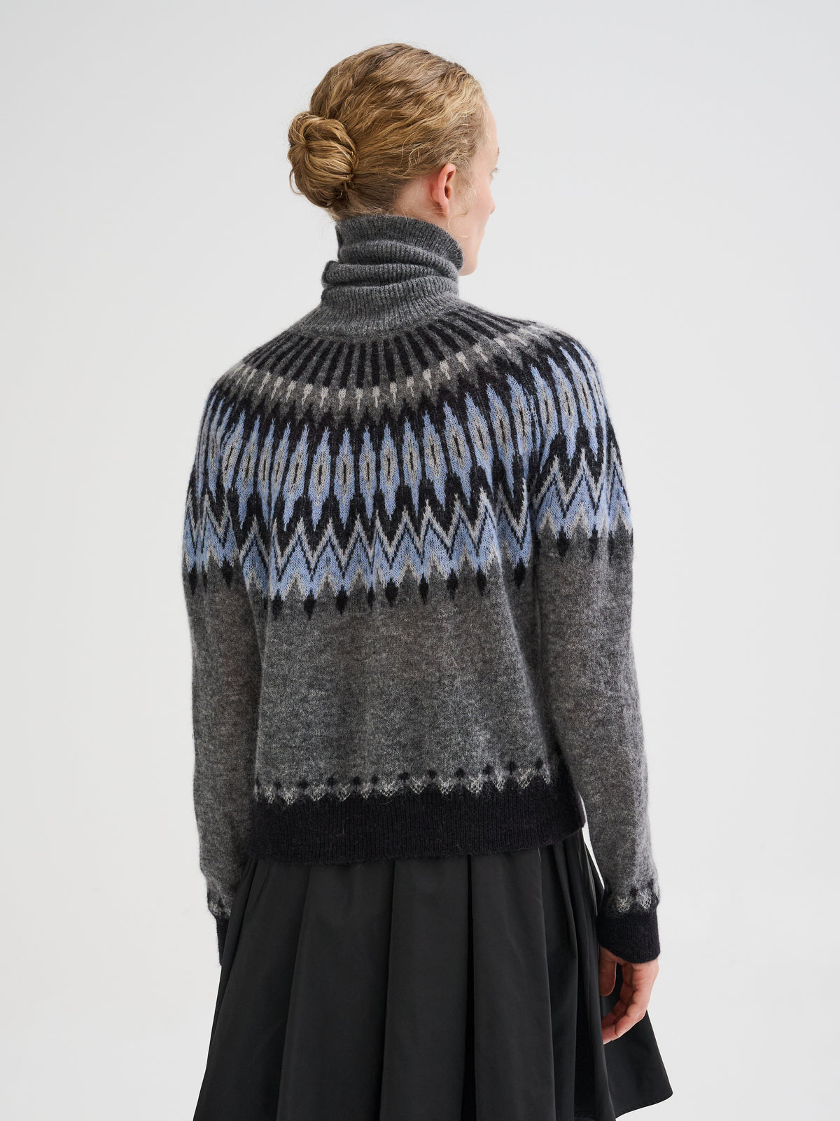 Nordic jacquard turtleneck