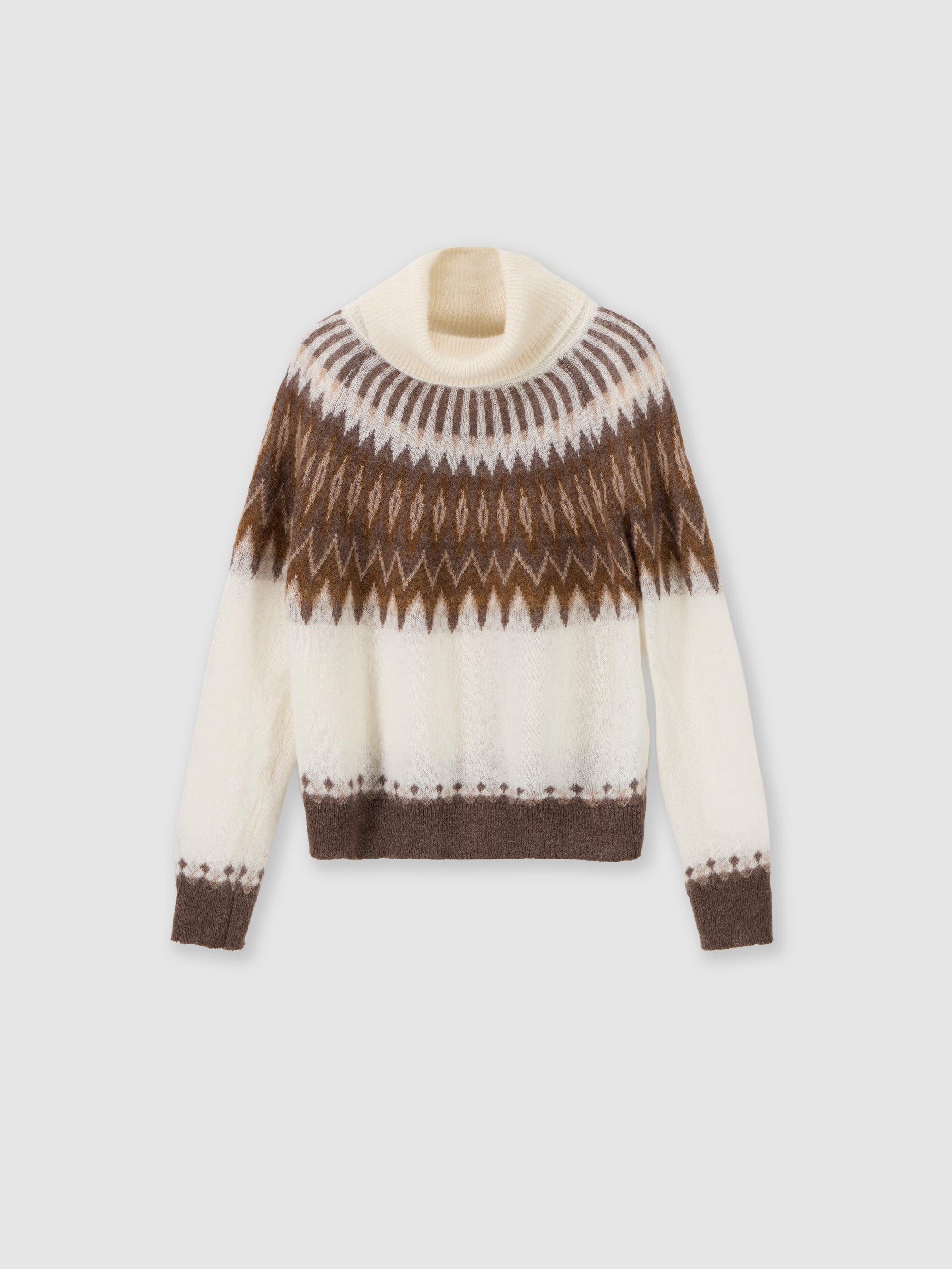 Nordic jacquard turtleneck