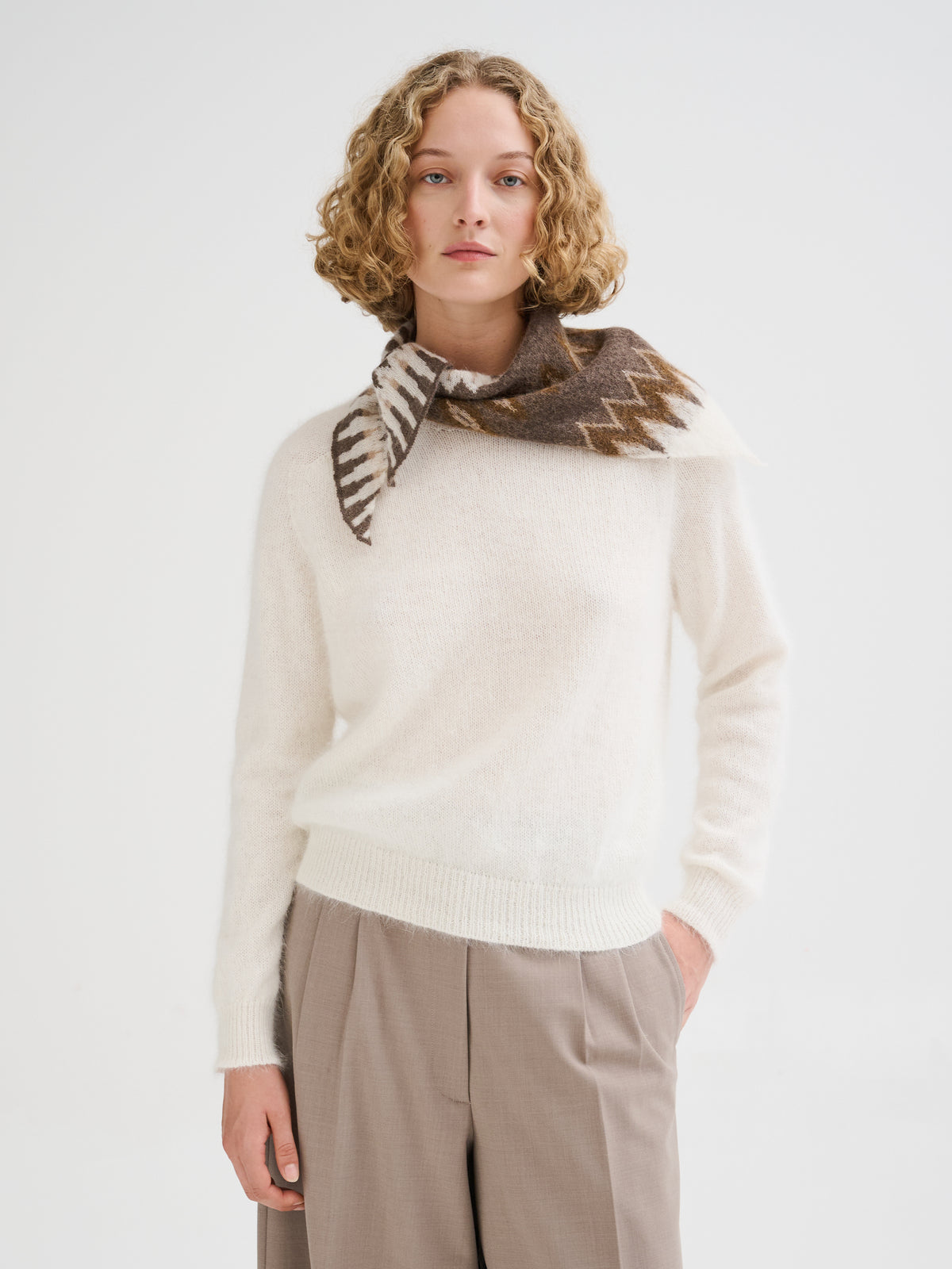 Nordic jacquard bandana