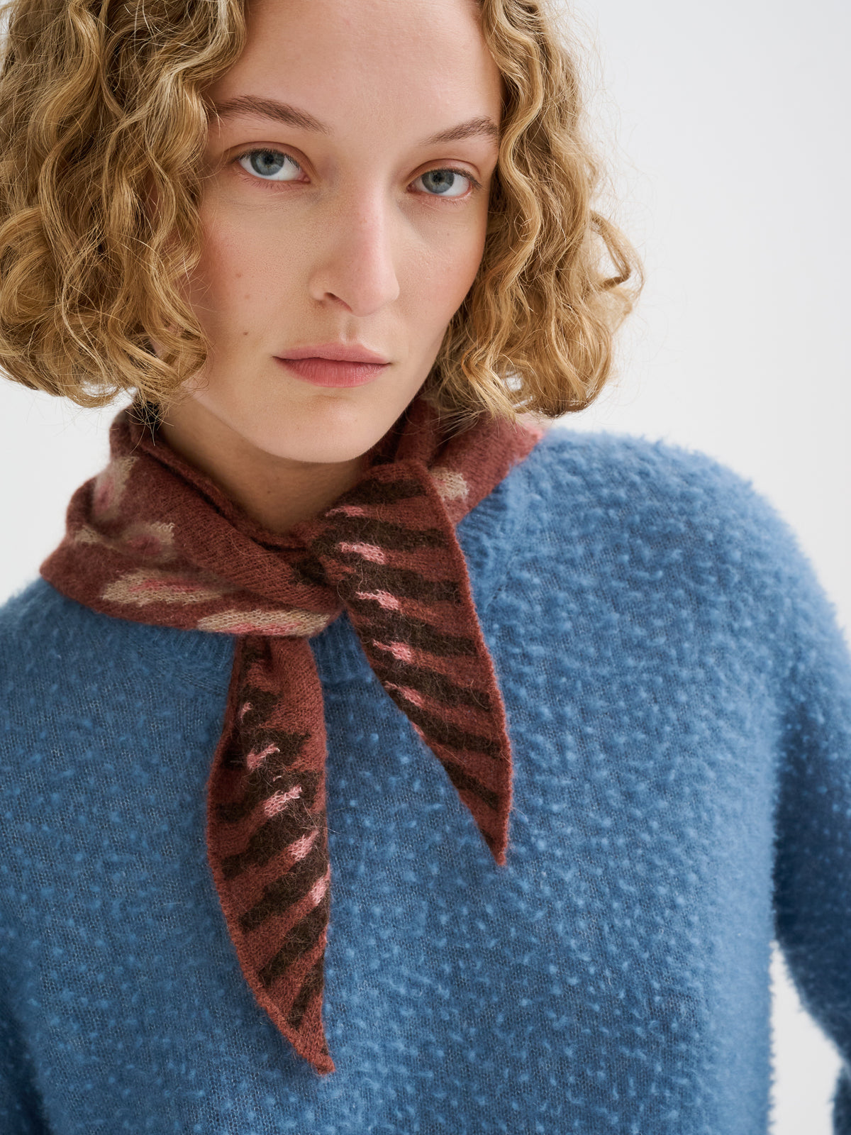 Nordic jacquard bandana