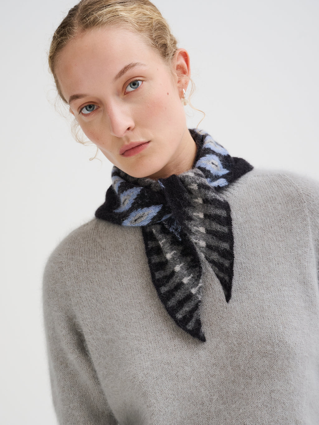 Nordic jacquard bandana
