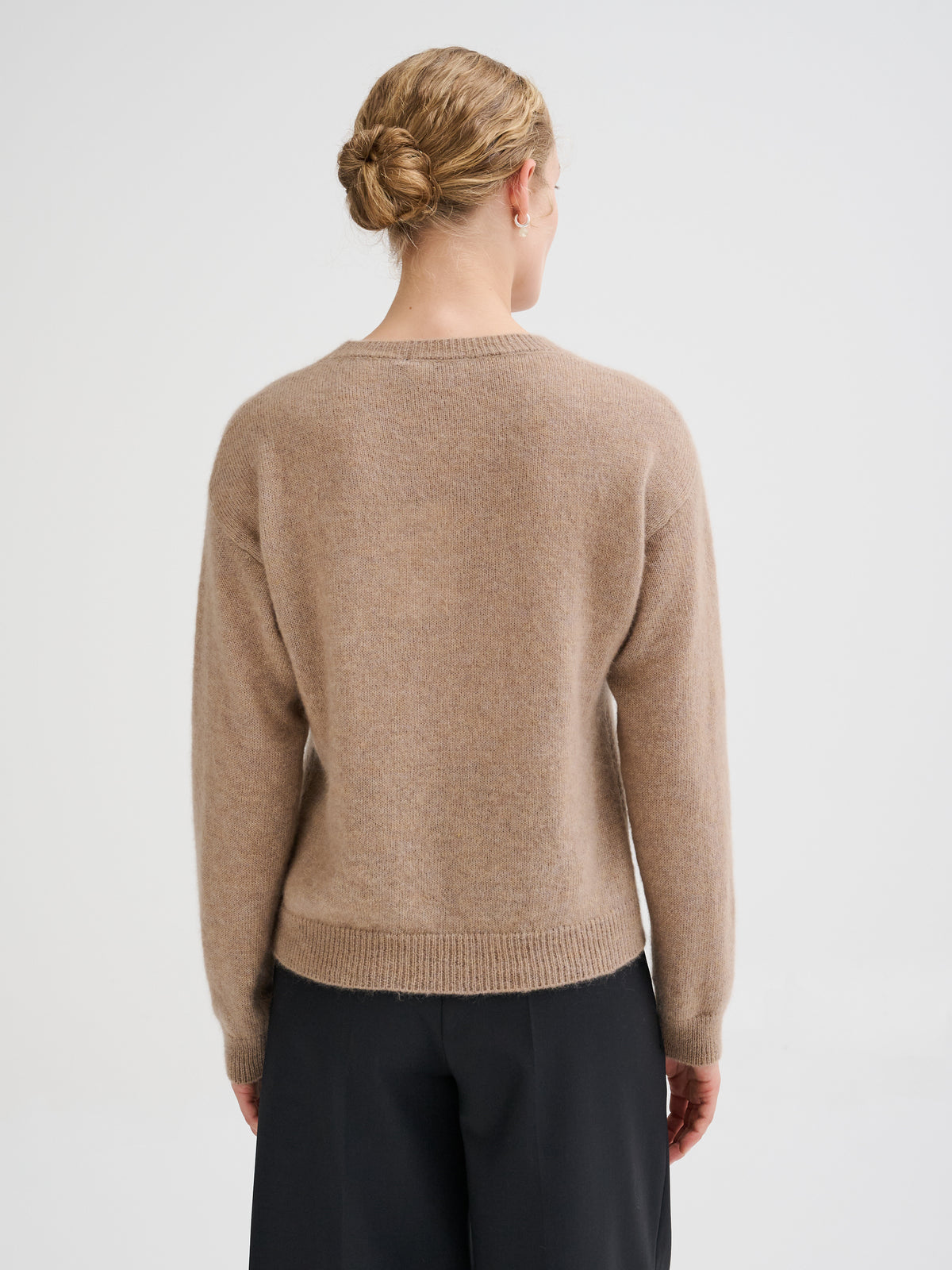 Argyle intarsia sweater
