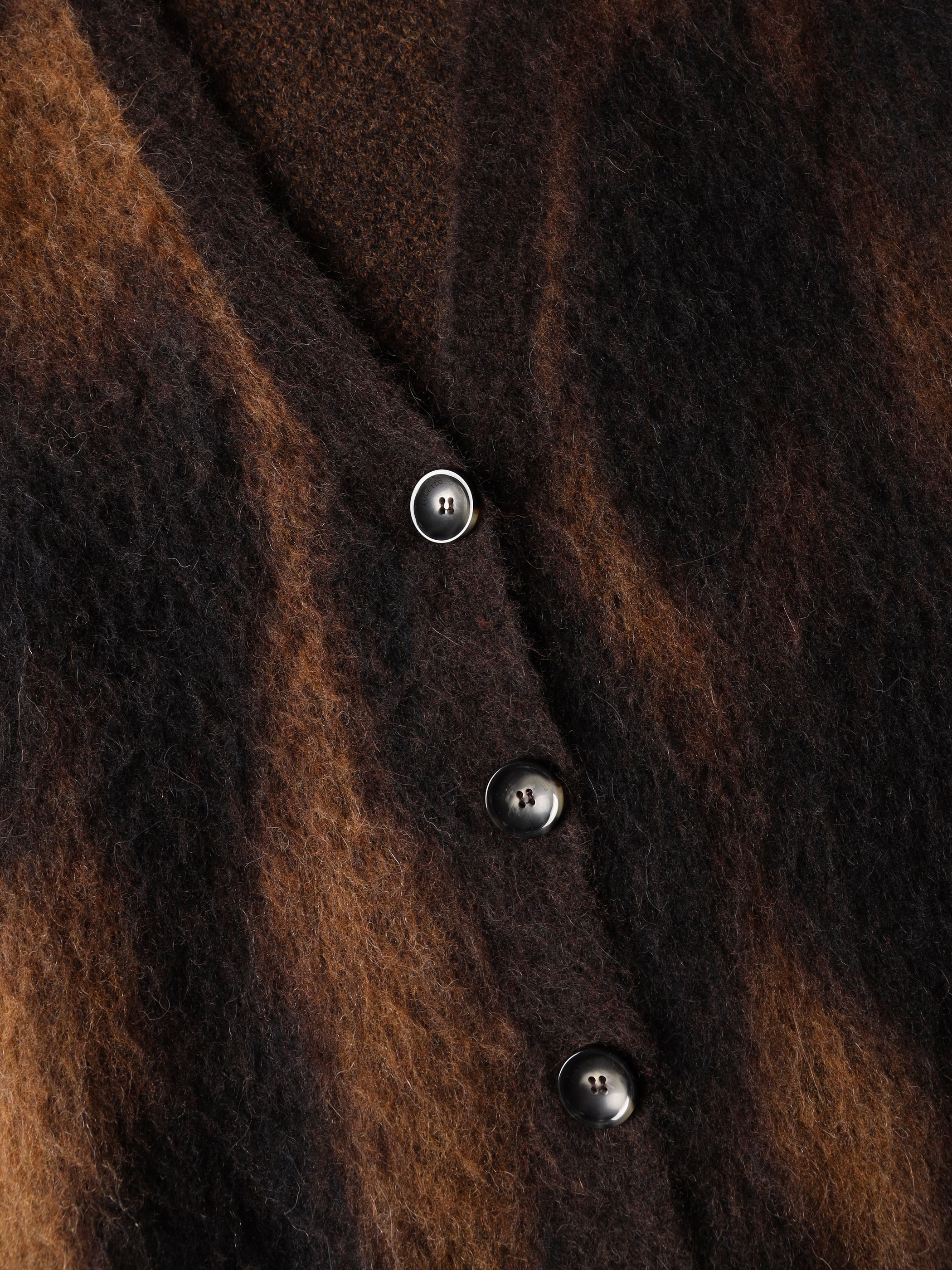Oversized animal jacquard cardigan