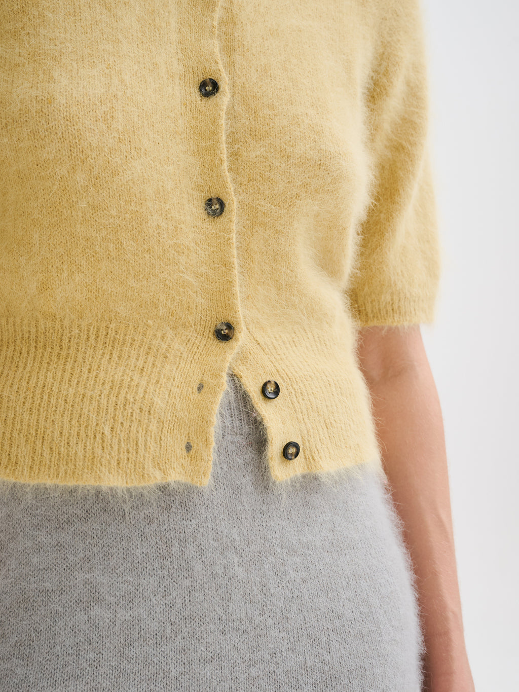 Angora mini cardigan