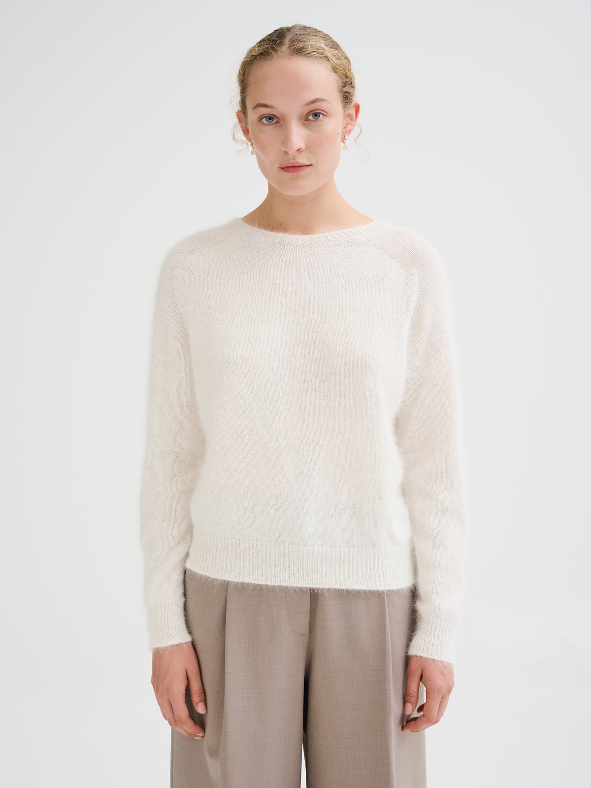 Oversized angora sweater