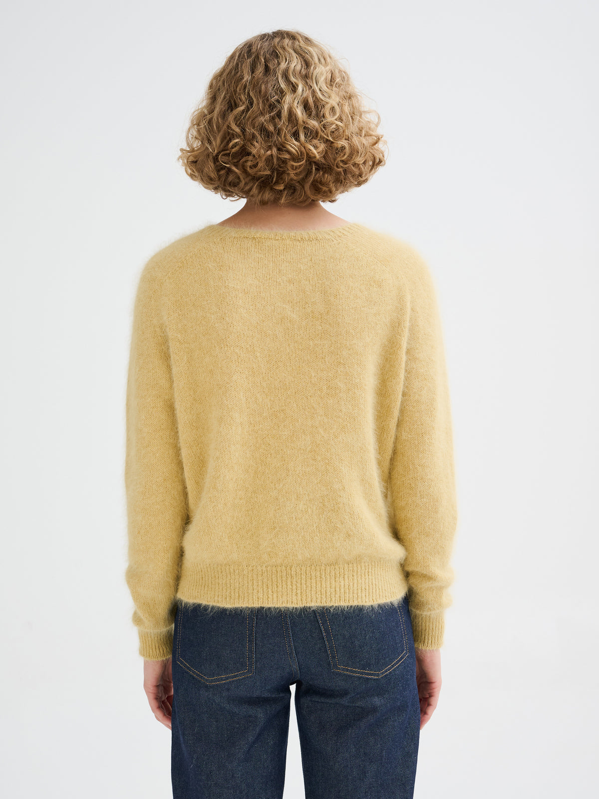 Oversized angora sweater