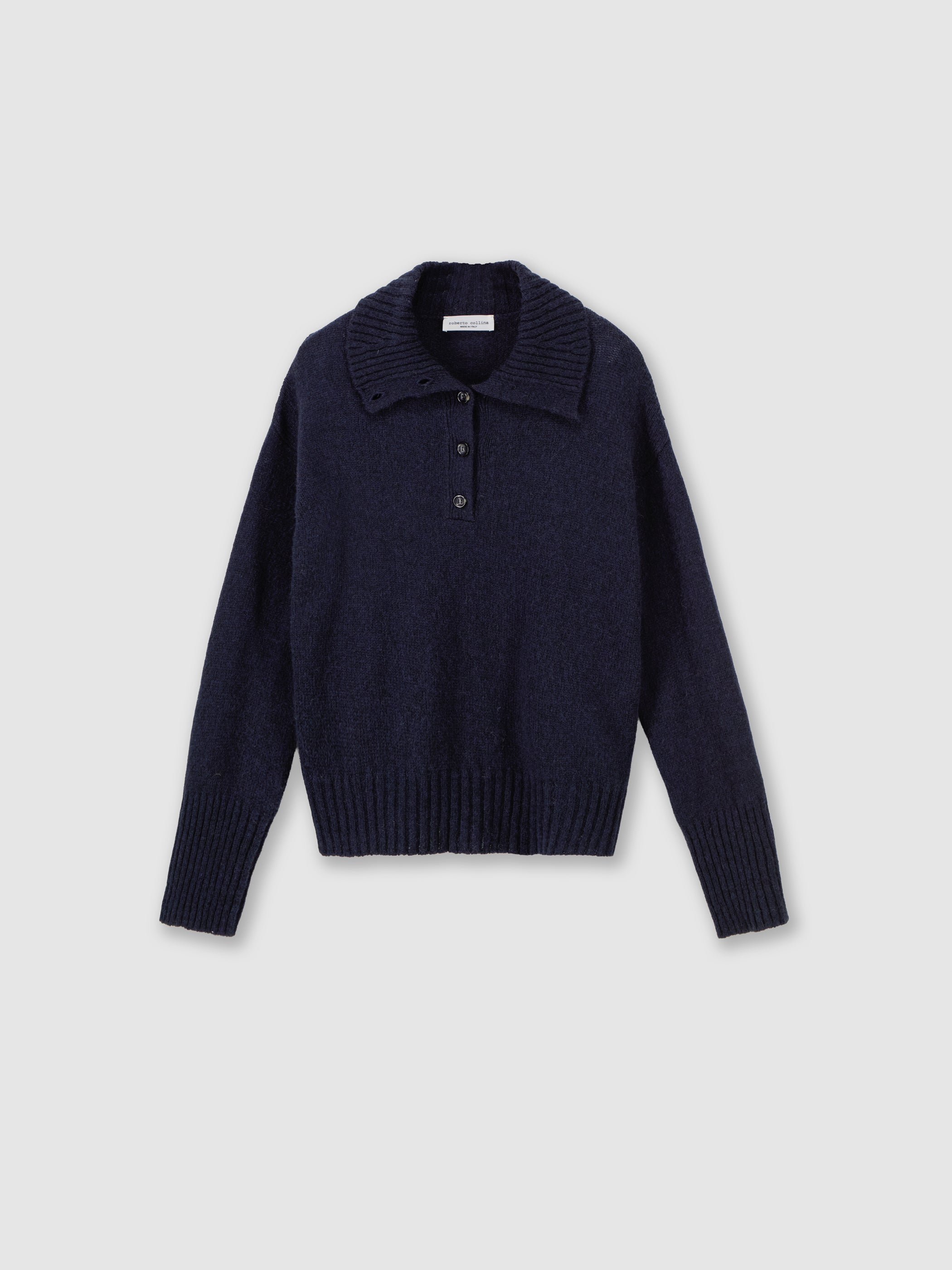 Wool and camel polo