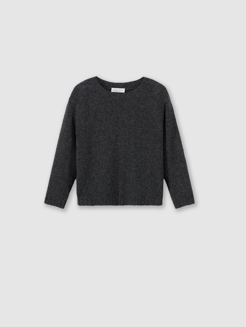Three-quarter sleeve wool and camel sweater