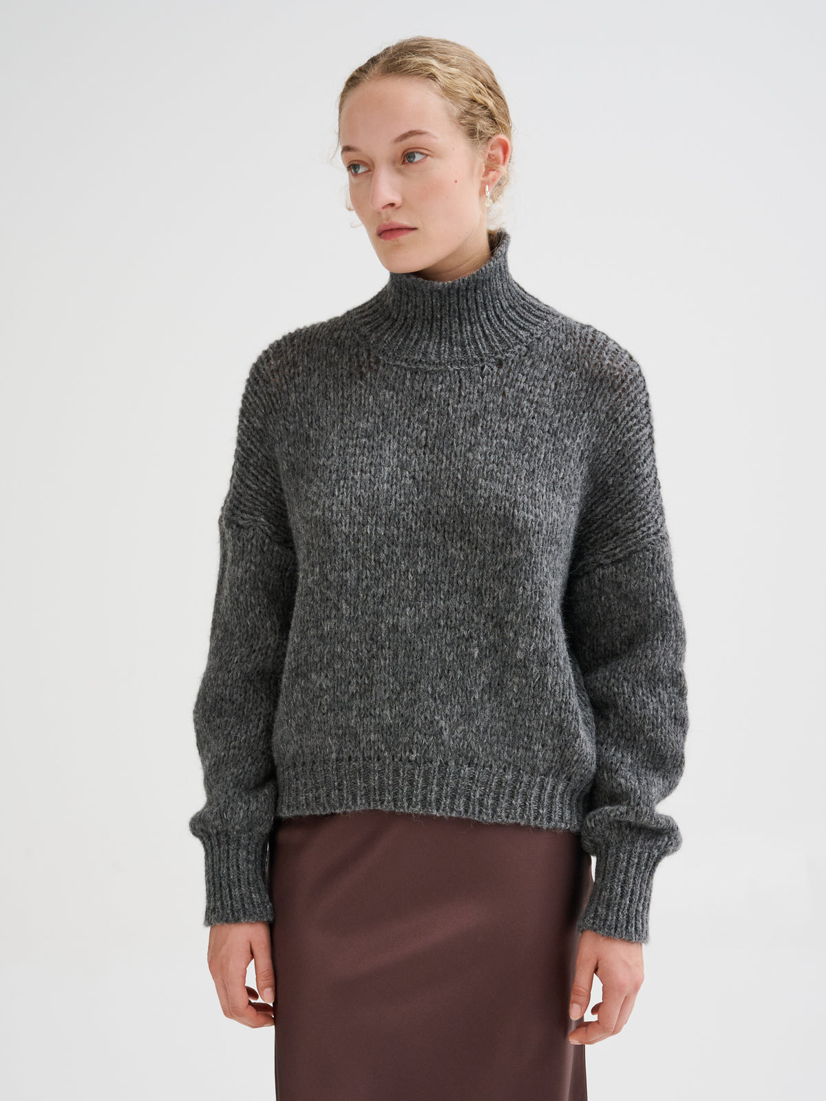 Baby alpaca turtleneck