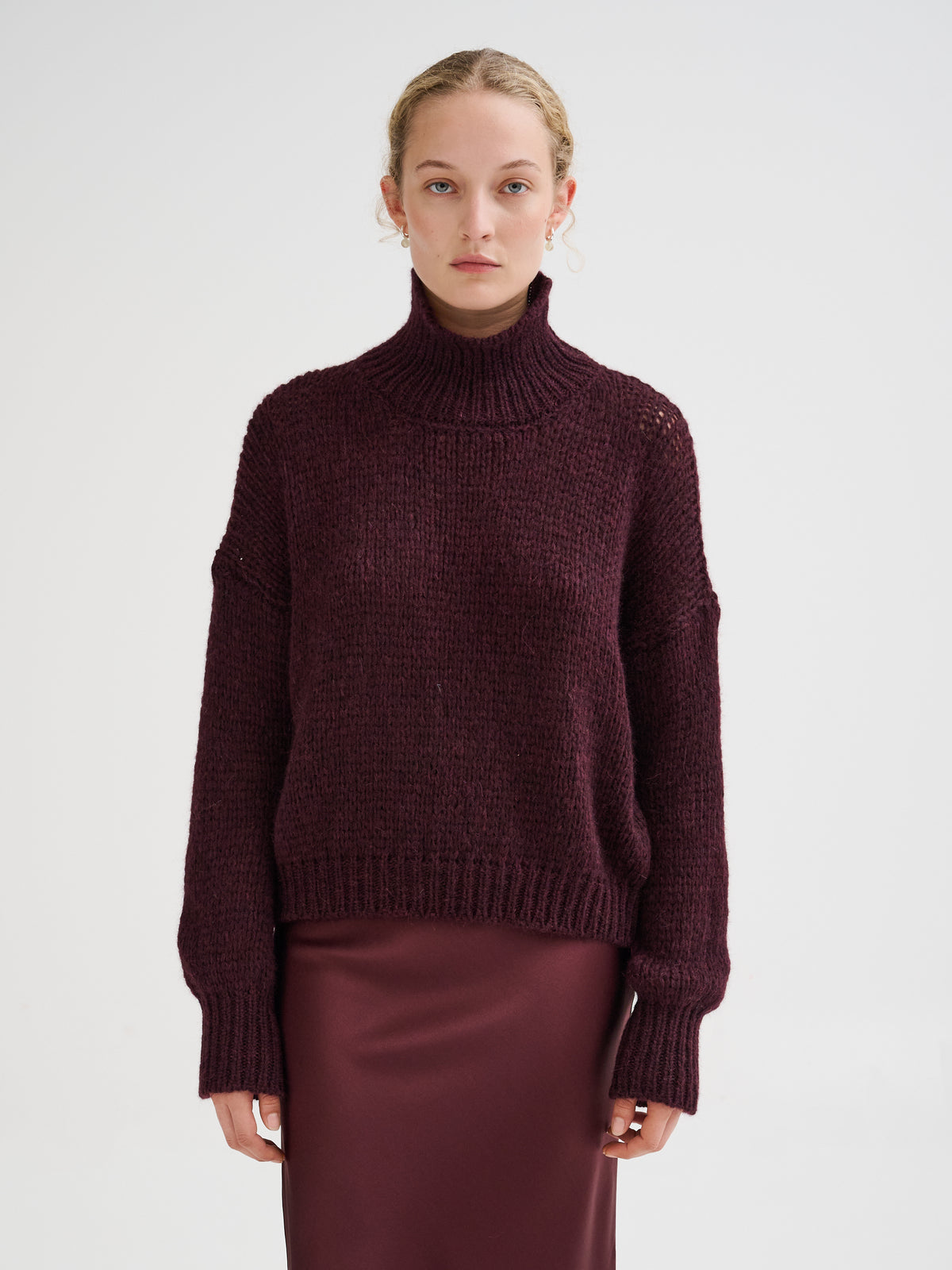 Baby alpaca turtleneck