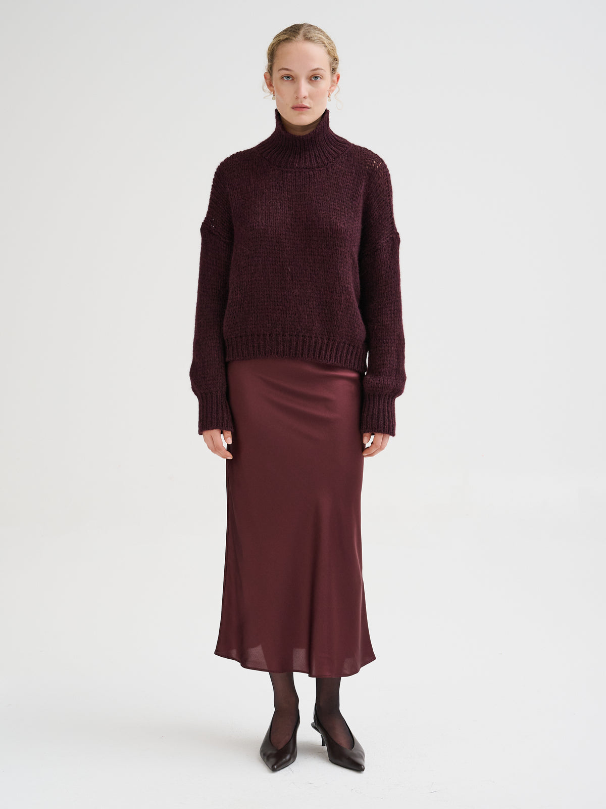 Baby alpaca turtleneck