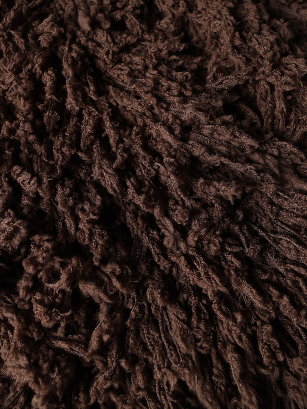 Fur-effect knit caban