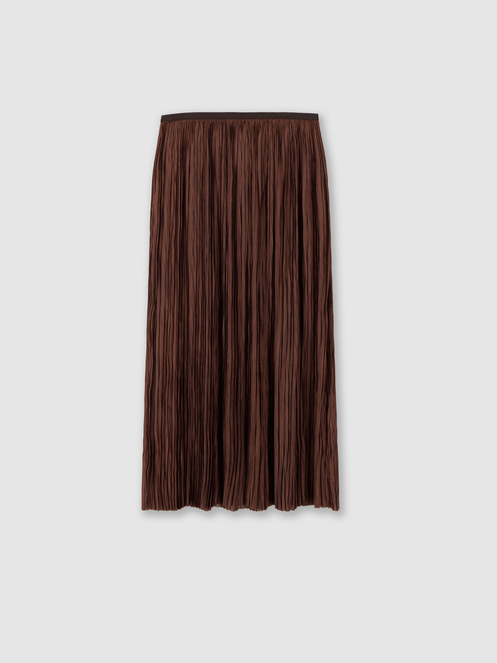 Pleated midi skirt