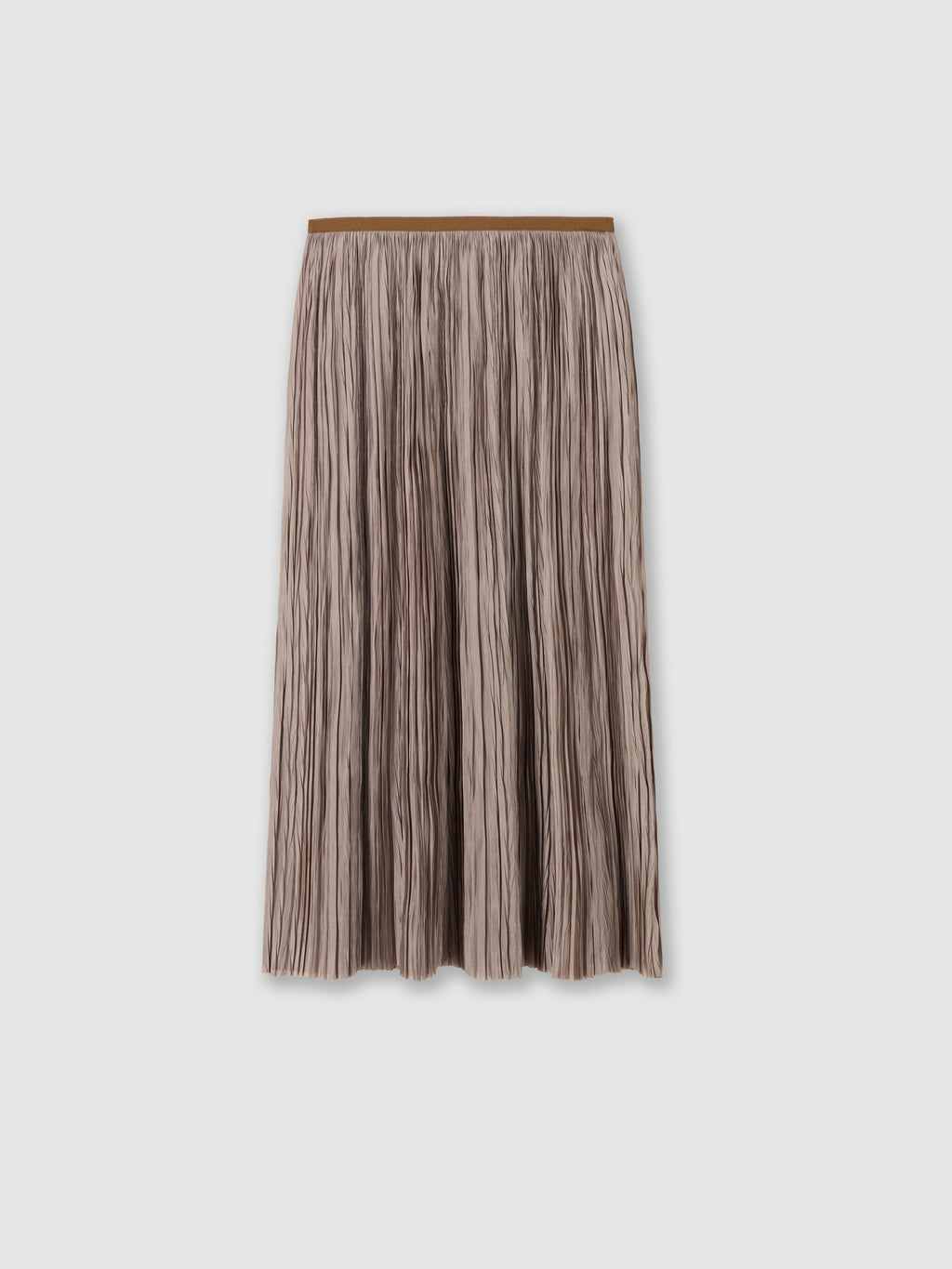 Pleated midi skirt