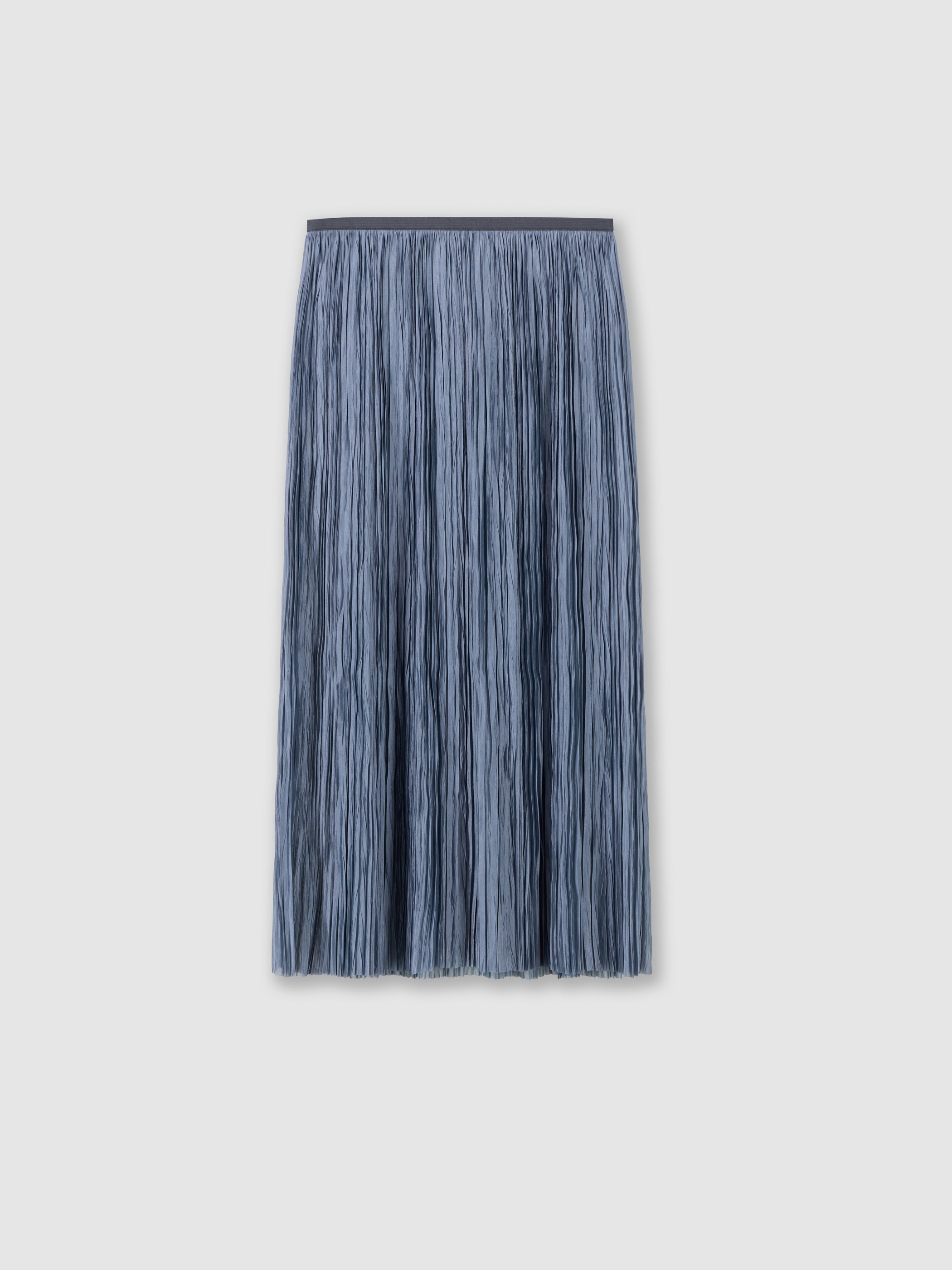 Pleated midi skirt