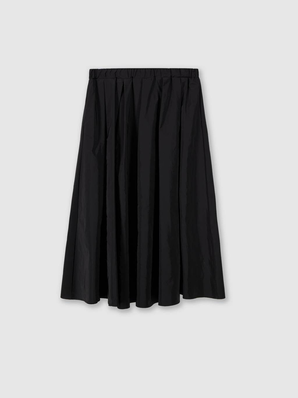 Technical fabric midi skirt