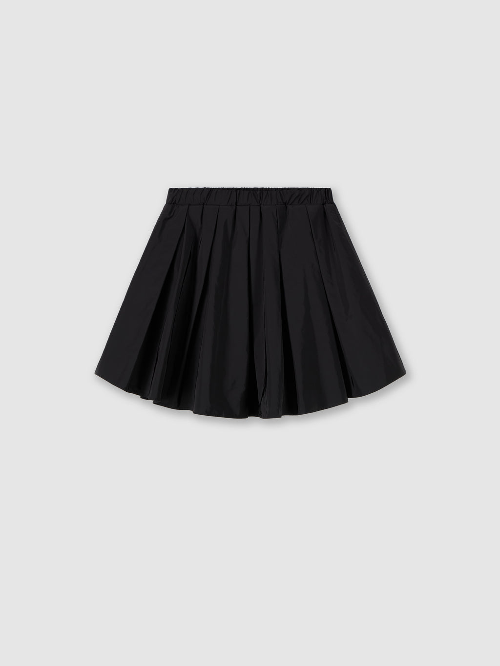 Technical fabric mini skirt