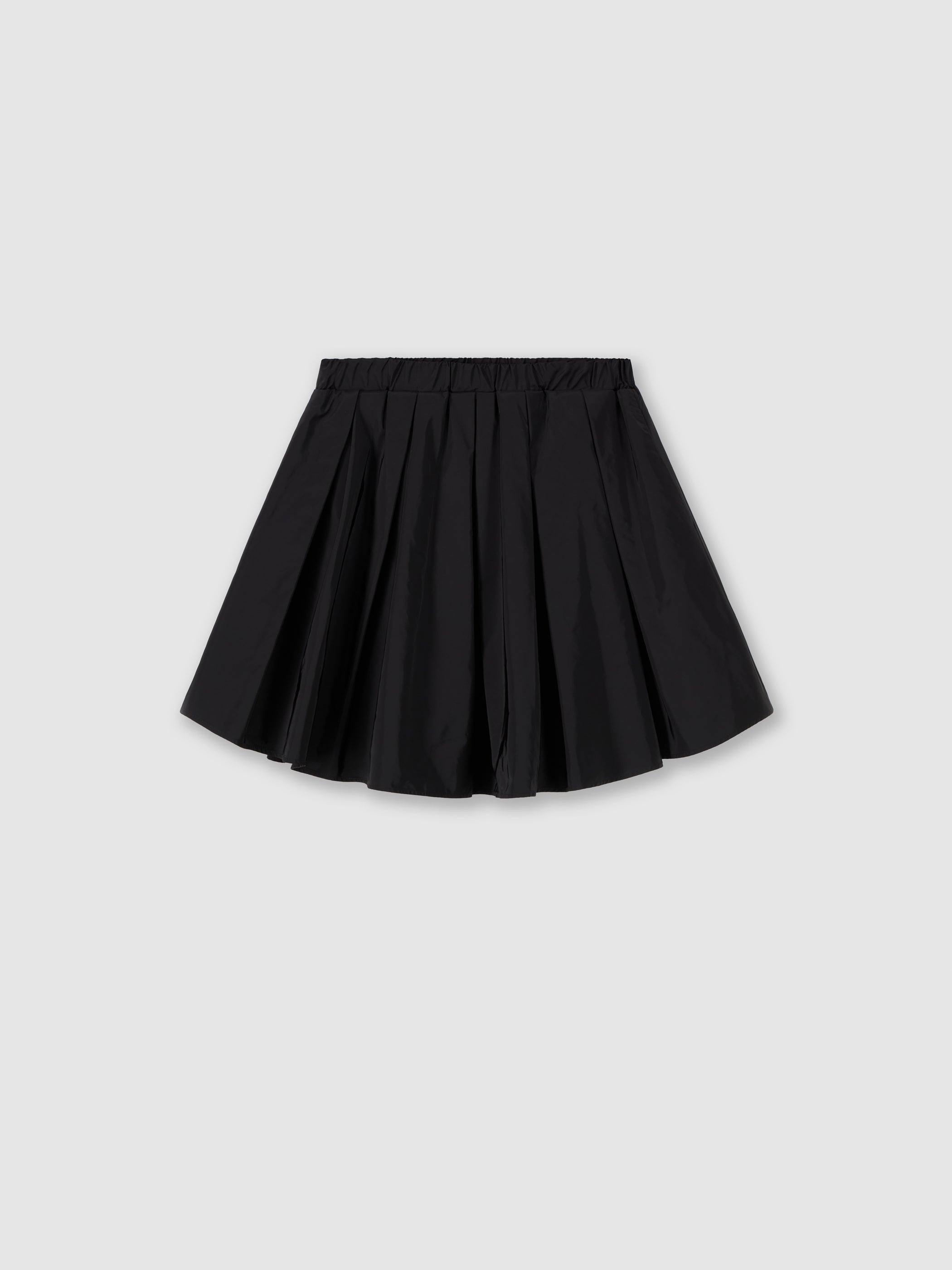 Technical fabric mini skirt