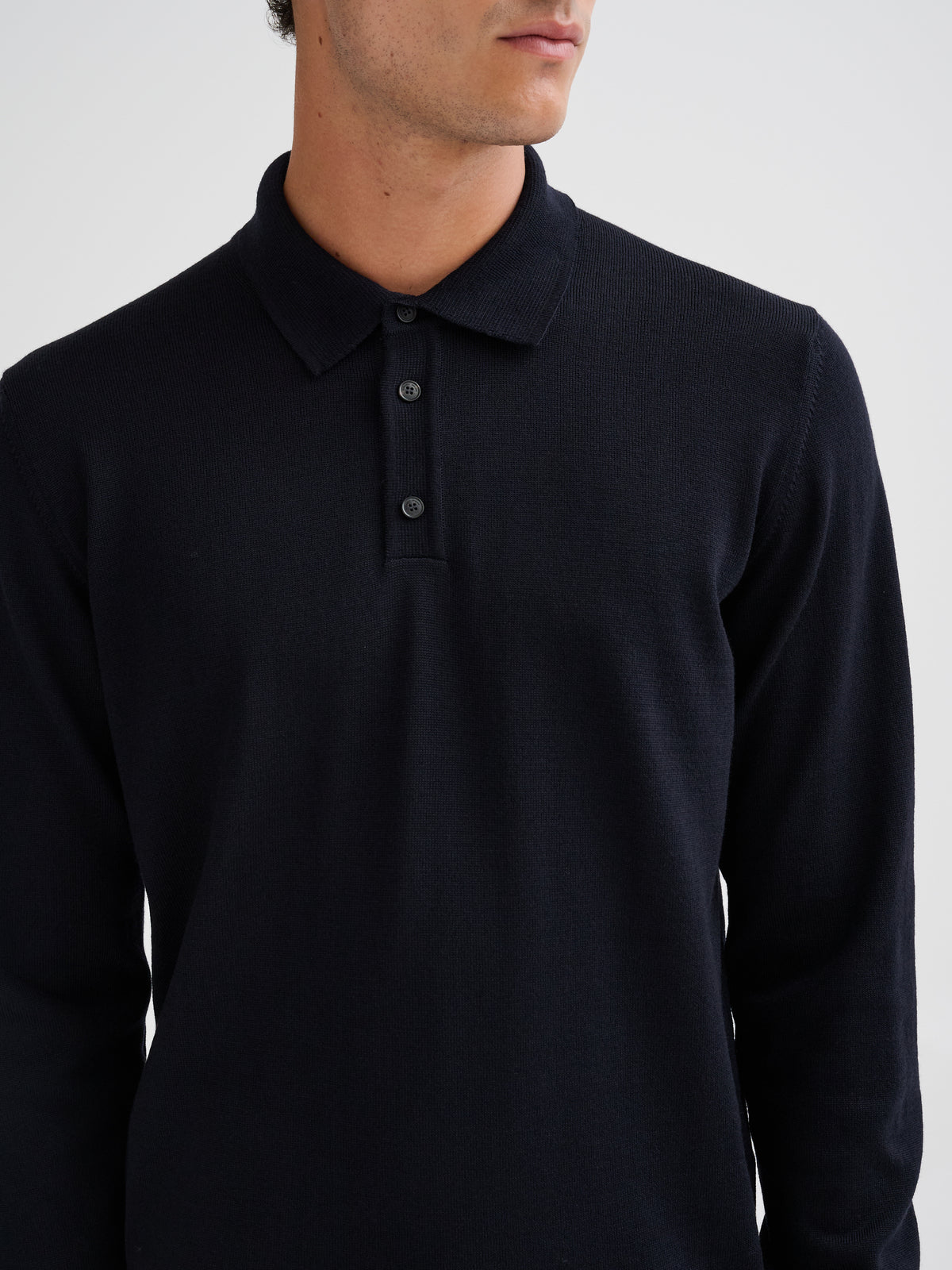Merino wool polo