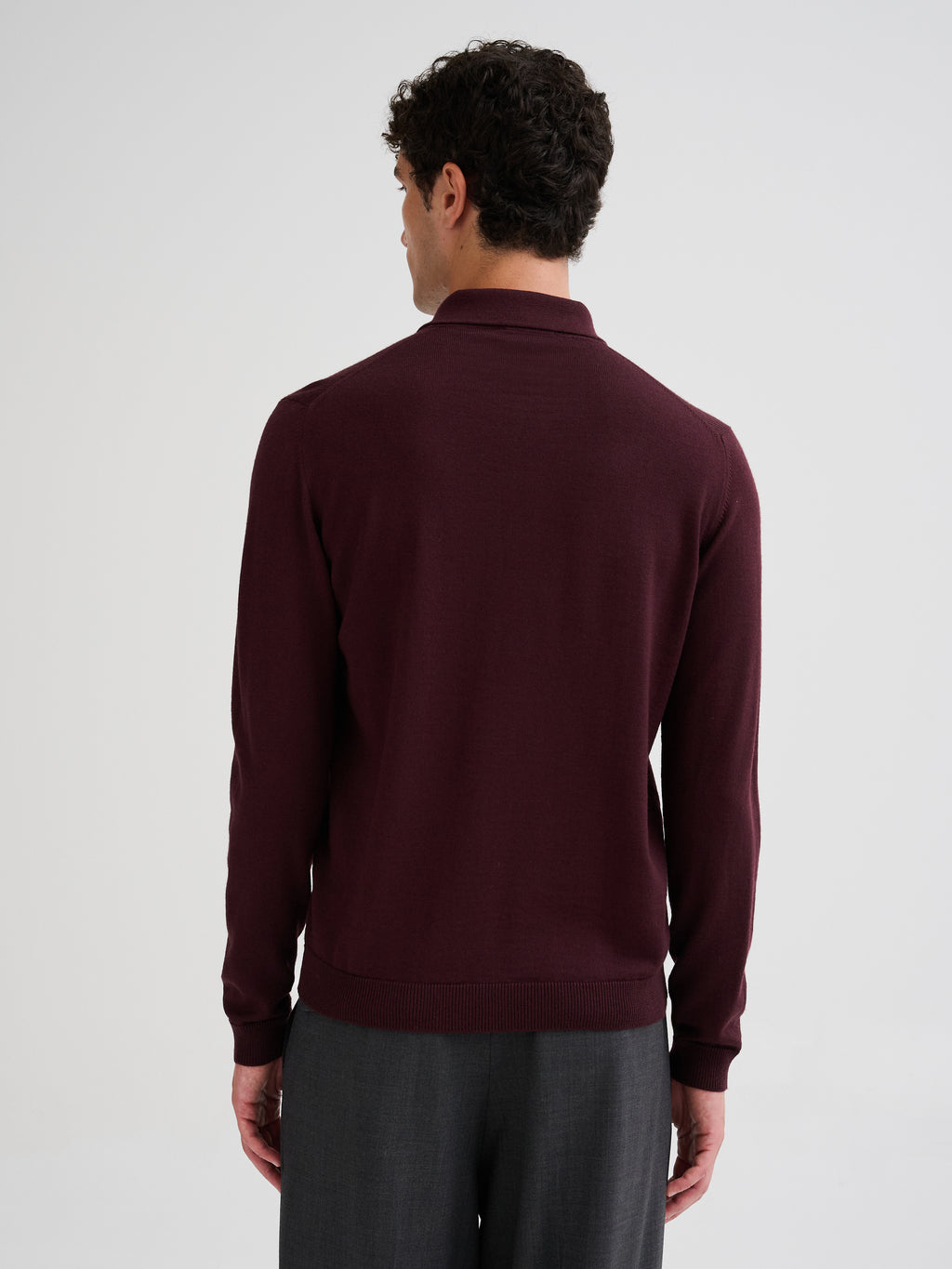 Merino wool polo