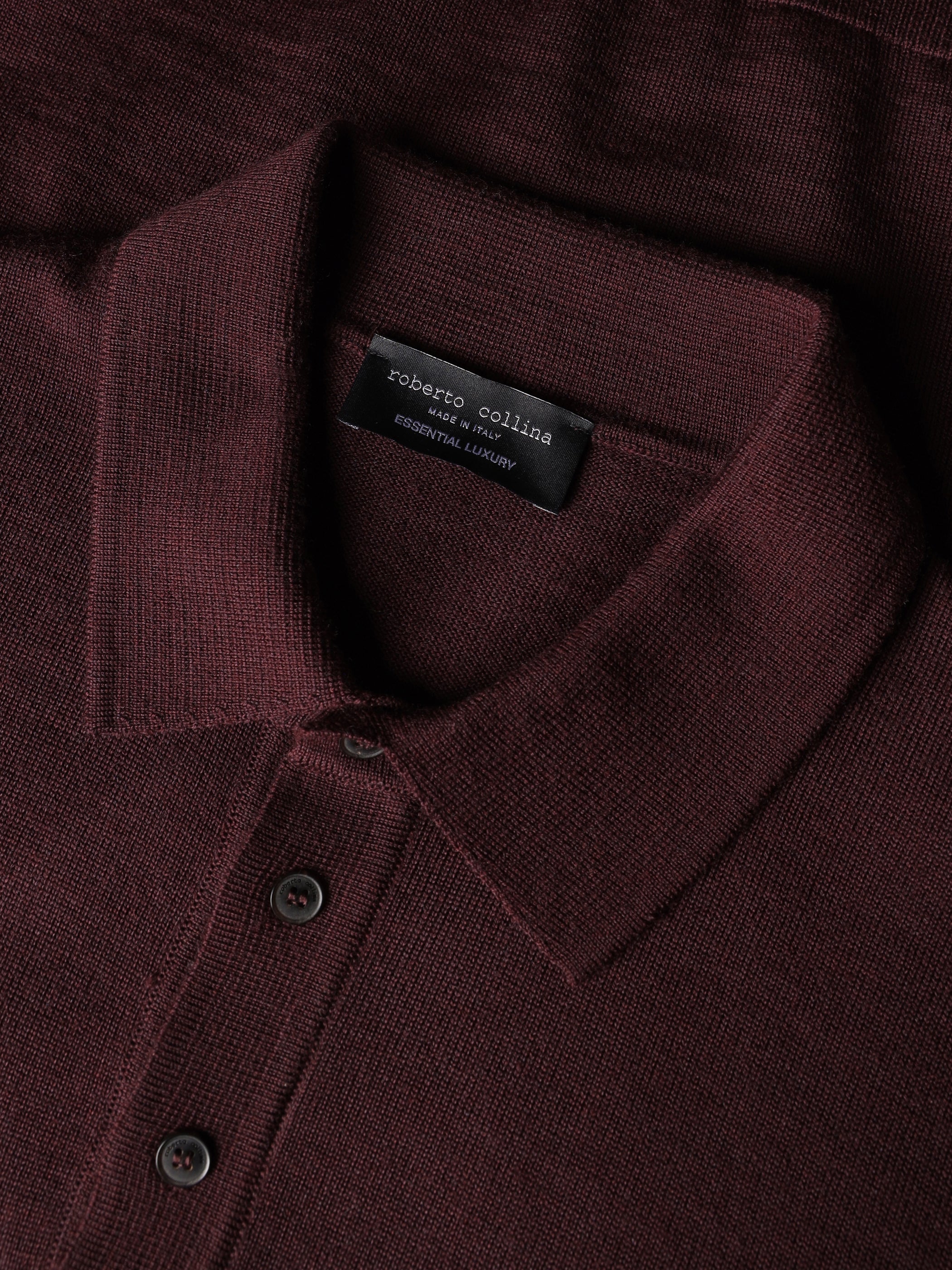 Merino wool polo