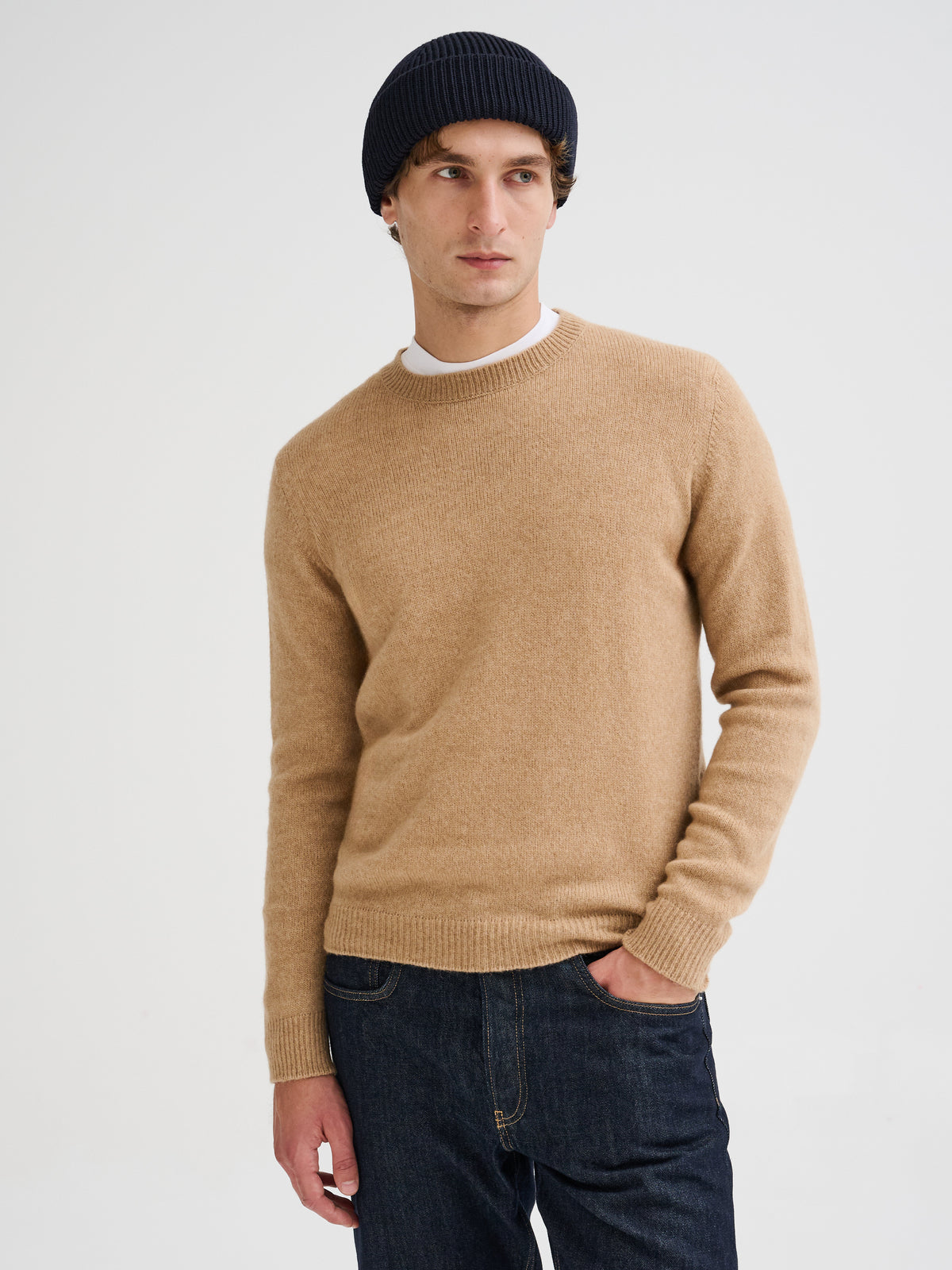 Merino wool beanie
