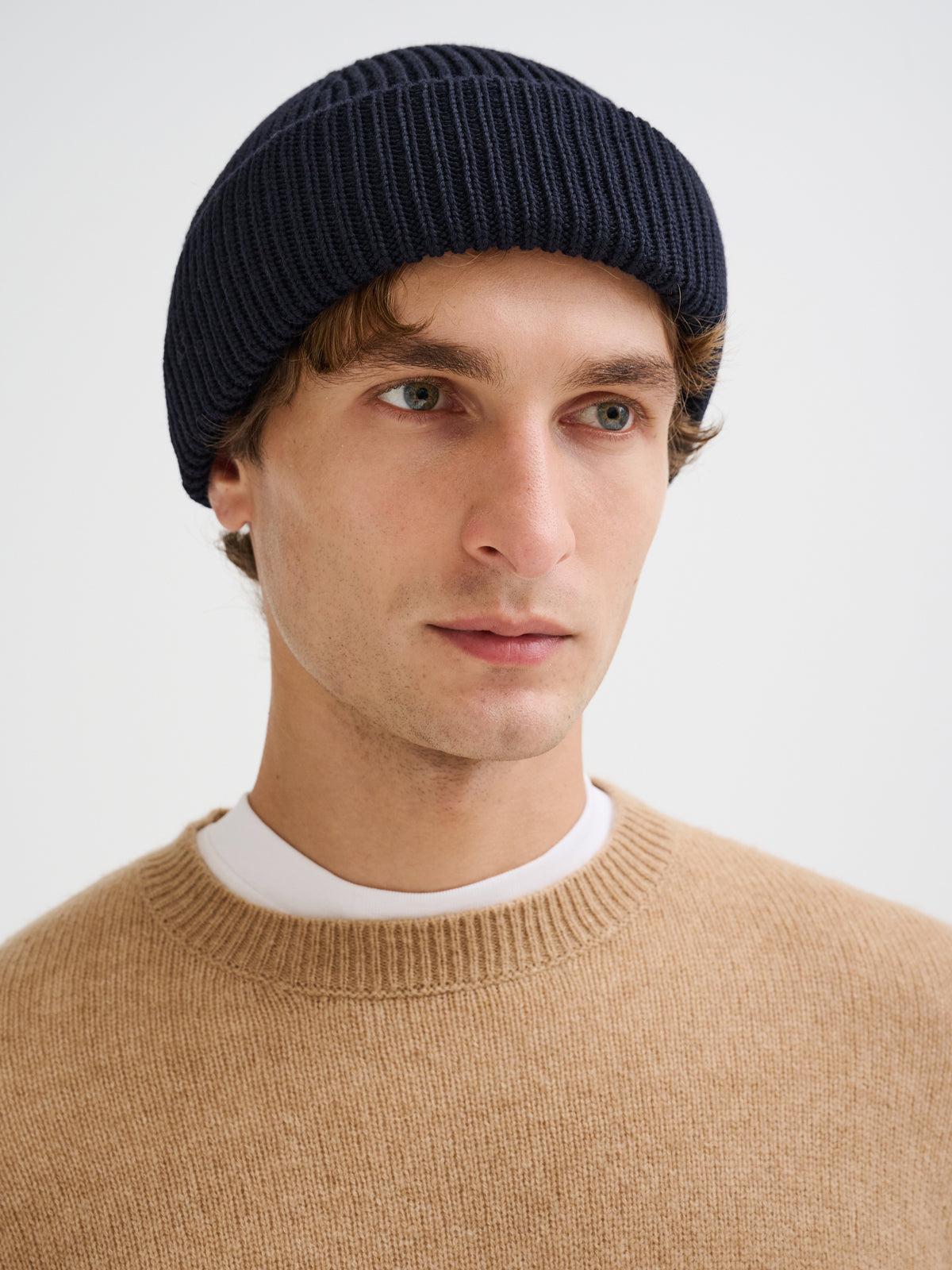 Merino wool beanie