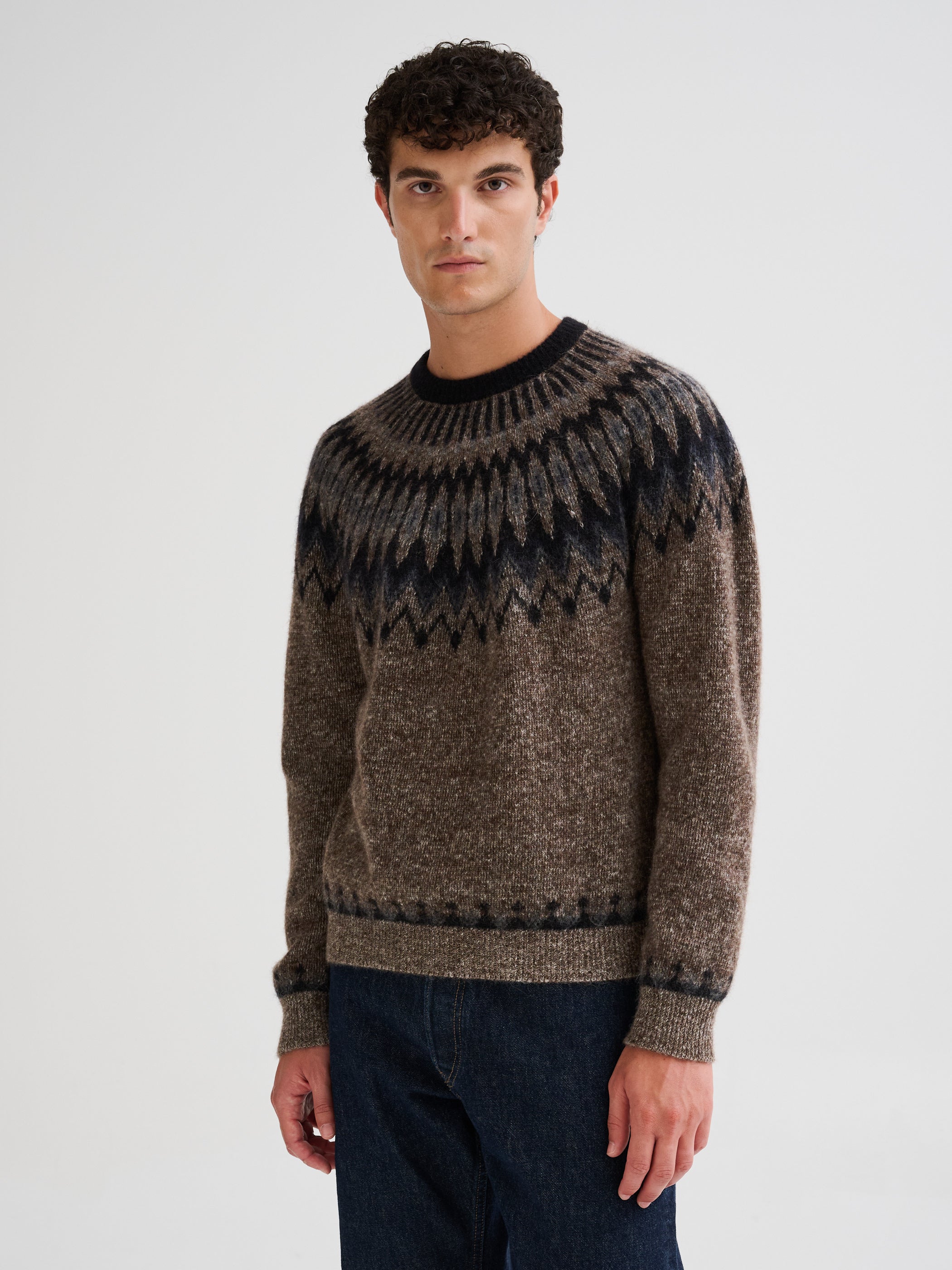 Nordic jacquard sweater