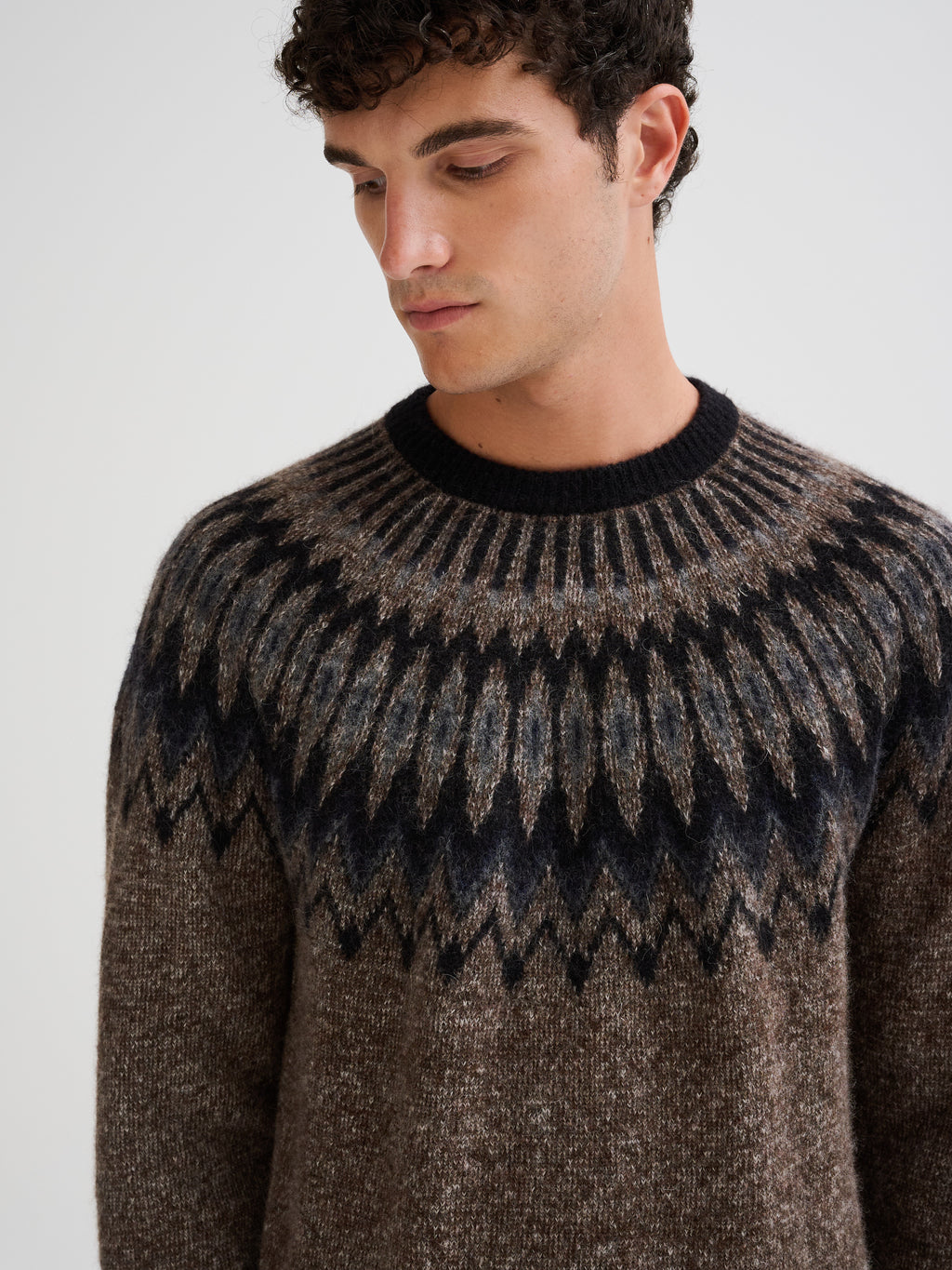 Nordic jacquard sweater